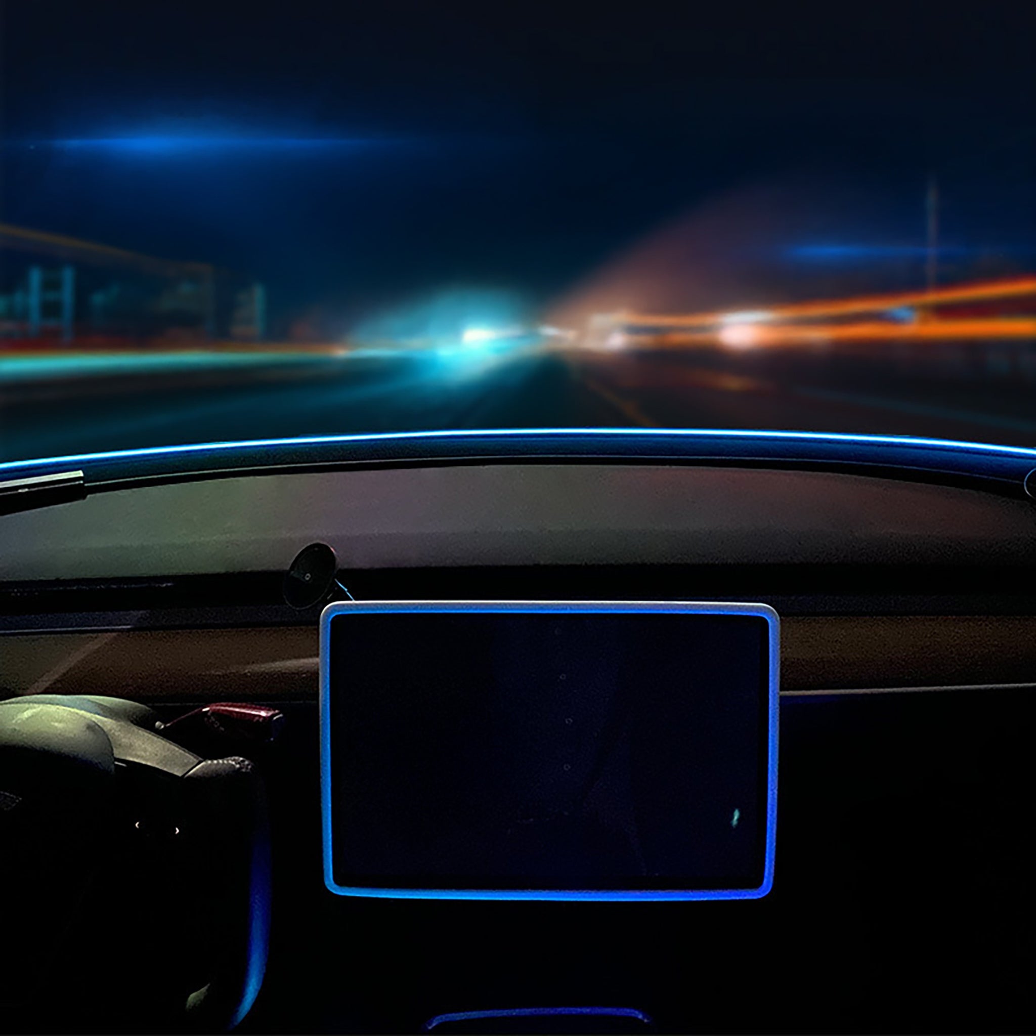 Custom Fit LED Ambient Neon Light for Tesla Model 3 & Model Y - Premium Interior Car Lighting for Mood & Style - Perfect for Night Driving, Parties & Car Shows