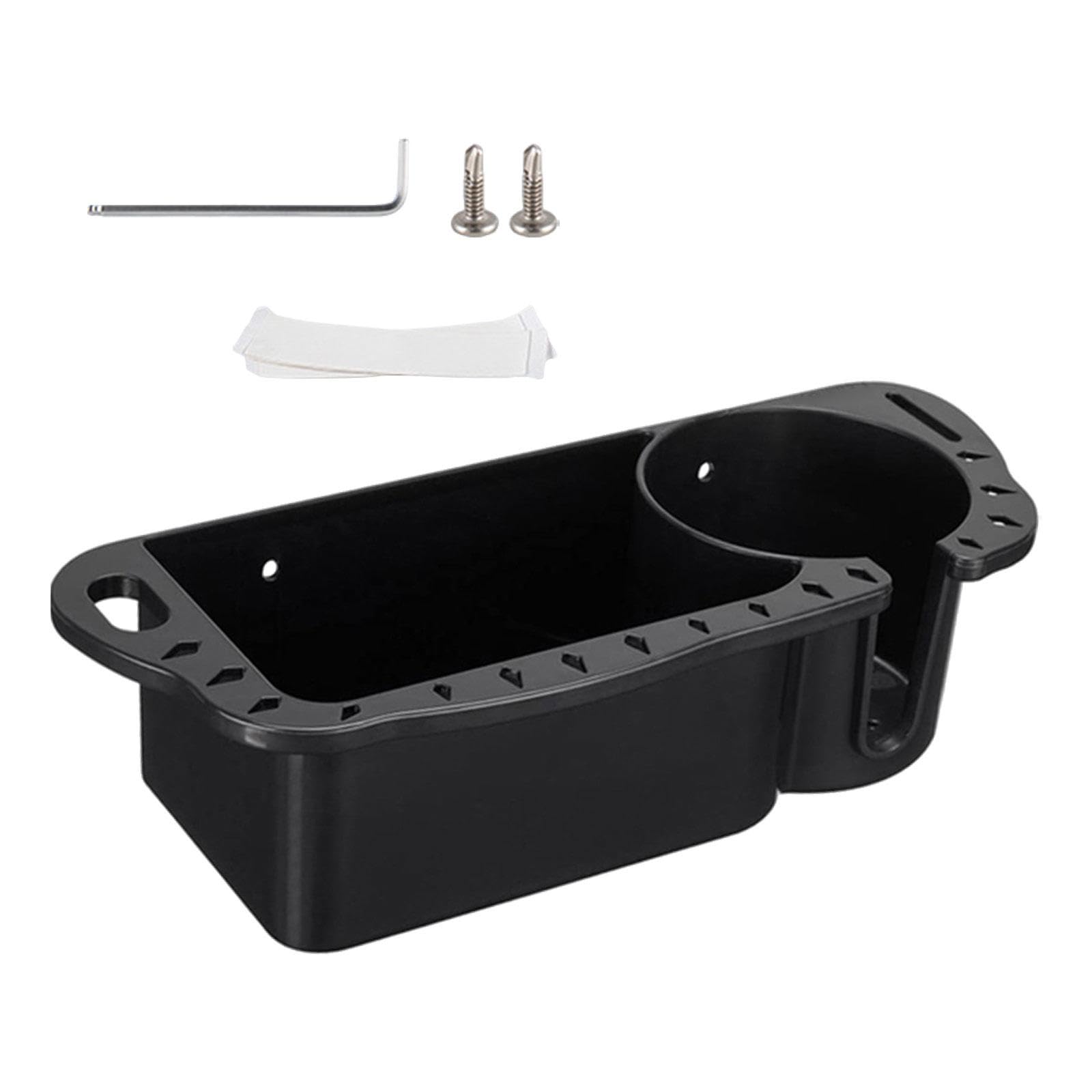 GARENDE Boat Caddy Organizer - Waterproof Kayak Storage Accessories with Cup Holder | Perfect for Fishing Gear, Drinks & Essentials on Kayaks, Canoes & Boats