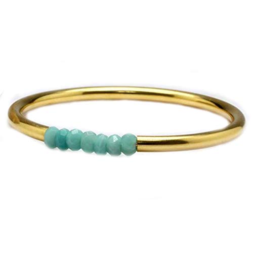 Aqua chalcedony-Bangle