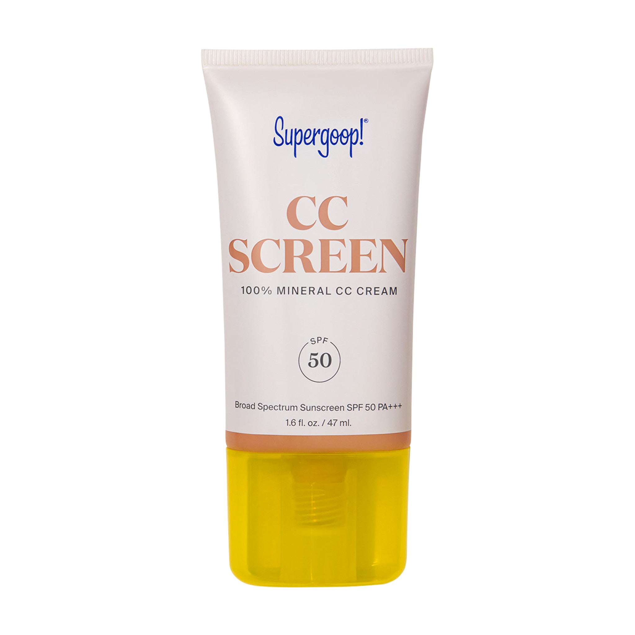 100% Mineral CC Cream with SPF 50 - Natural Sunscreen & Lightweight Foundation for Daily Coverage - Perfect for Sensitive Skin & Everyday Wear