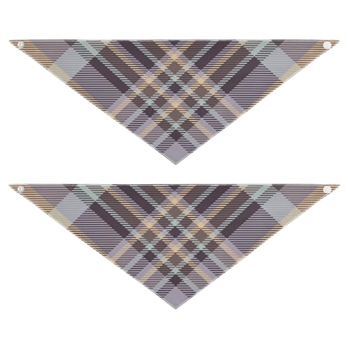 Plaid Pattern In Dark Purple