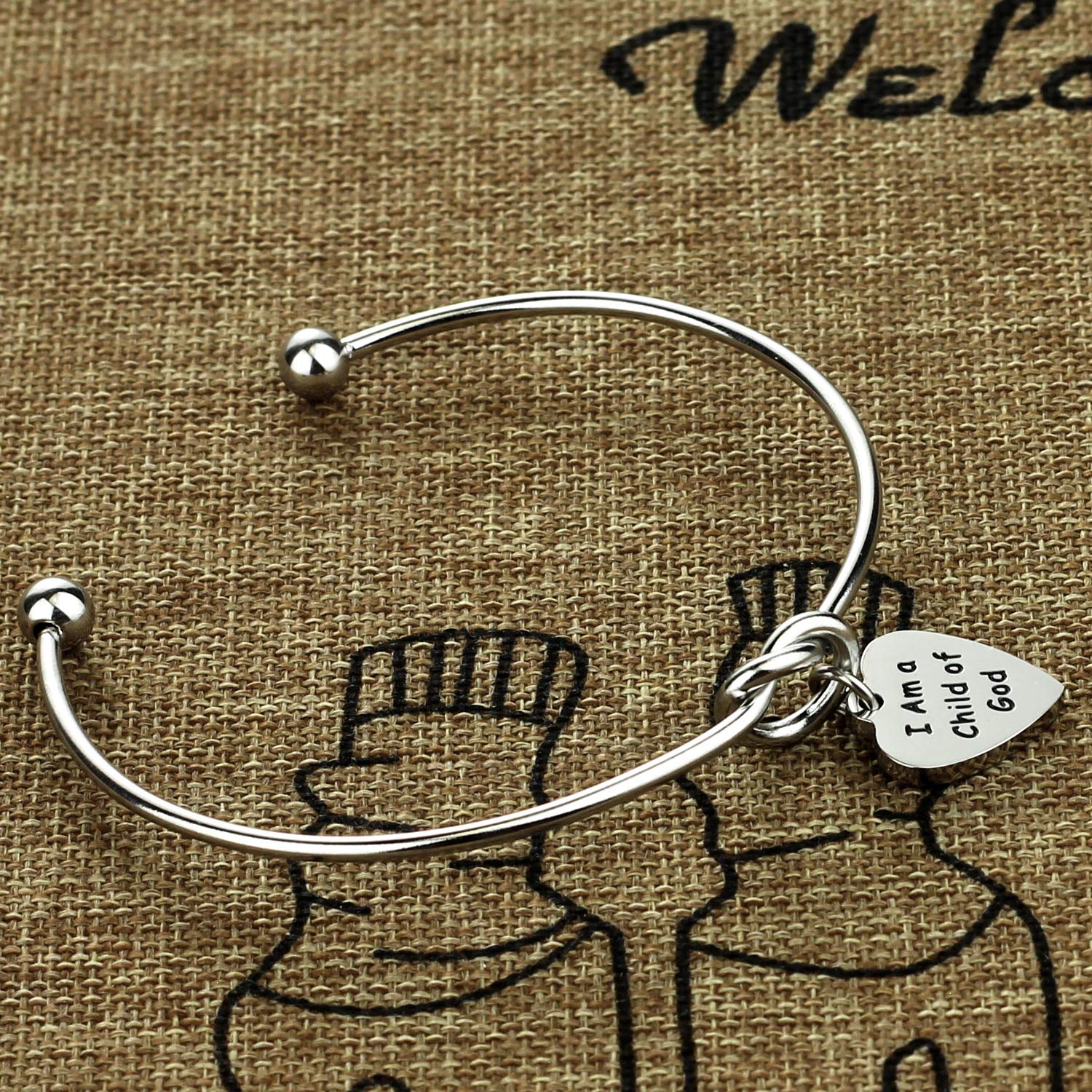Kivosliviz Baptism Bracelet - Elegant Goddaughter Gift, LDS Baptism & First Communion Jewelry for Girls - Perfect for Religious Ceremonies & Special Occasions