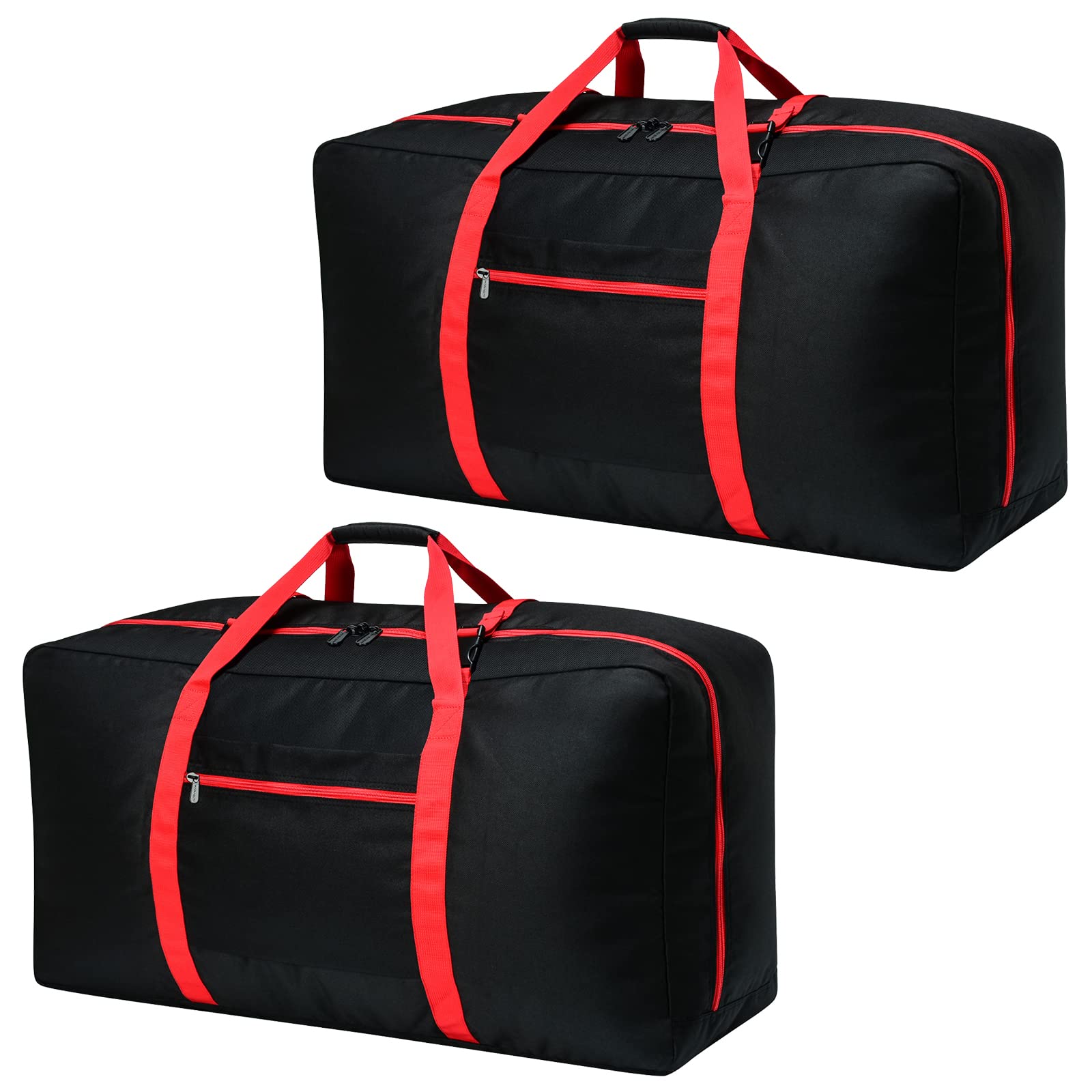 2 Packs Extra Large 32.5 Inch Lightweight Travel Duffel Bag - Water Resistant Gym Sports Luggage for Camping, Air Travel & Weekend Getaways