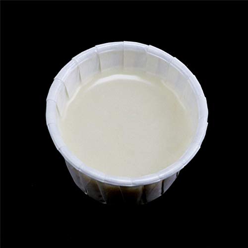 100Pcs Disposable Paper Waxing Cups for Nose Hair Removal - Wax Melting Bowls for DIY Ice Cream & Beauty Salon Use - Perfect for Home Spa, Waxing, and Dessert Making