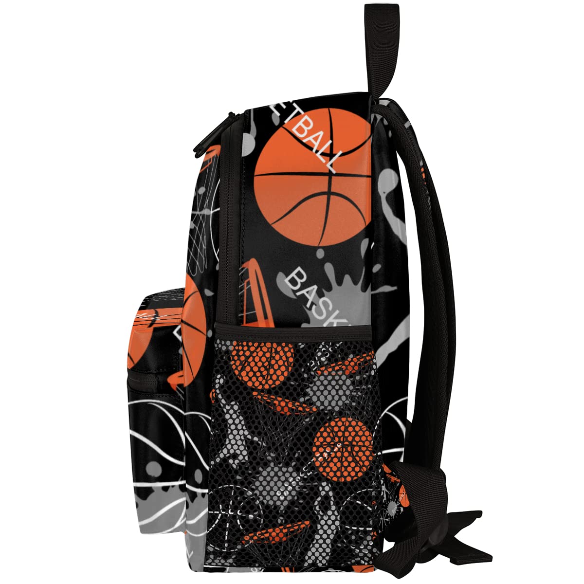 OSAM SPACE Basketball Backpack for Boys & Kids - 12 Inch Small Sports Backpack with Chest Strap - Perfect for School, Gym & Basketball Practice