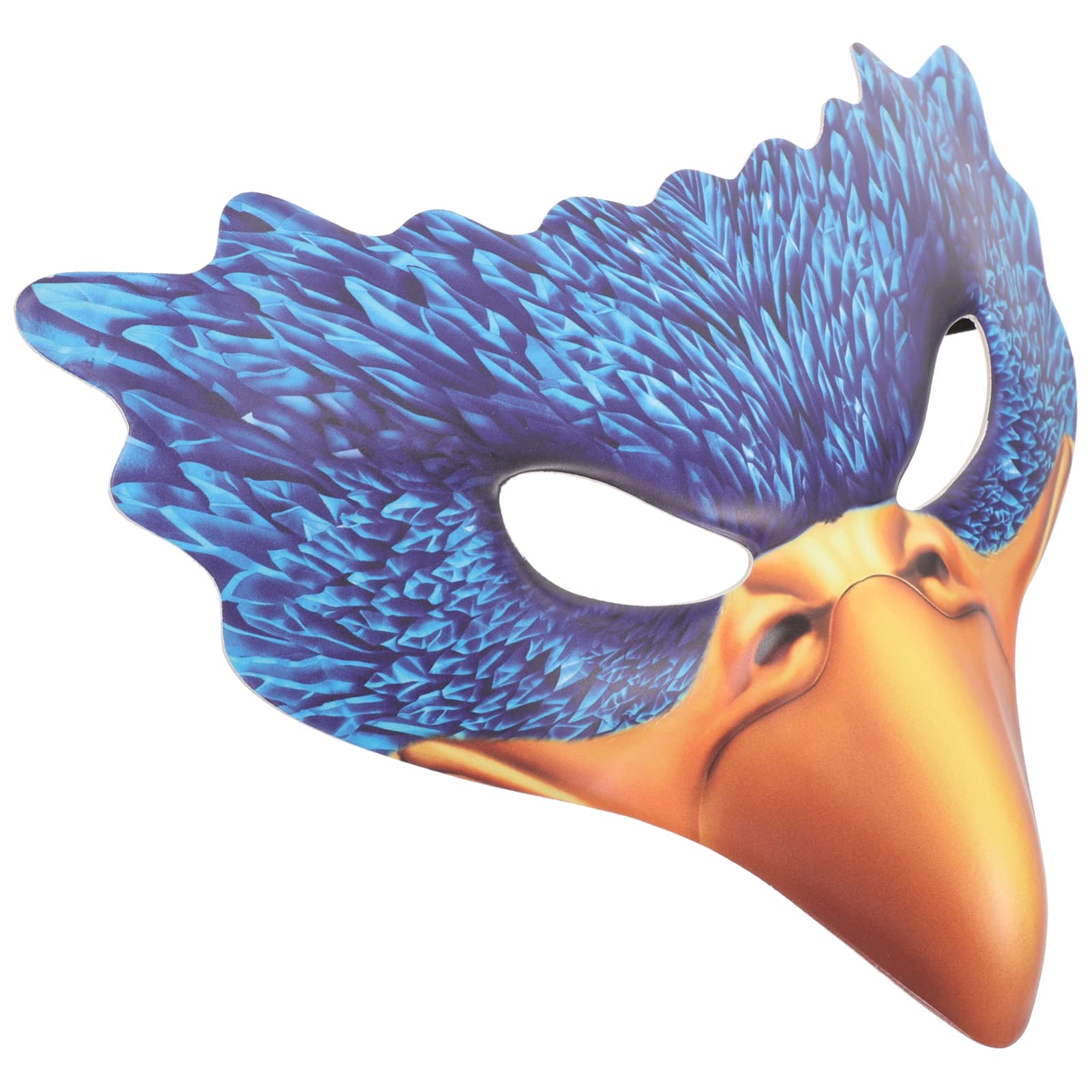 PRETYZOOM Halloween Mask - Long Nose Bird Beak Half Face Cover for Costume Parties, Masquerade Balls & Cosplay (Blue) | Perfect for Halloween, Carnival, Theatrical Performances & Renaissance Fairs