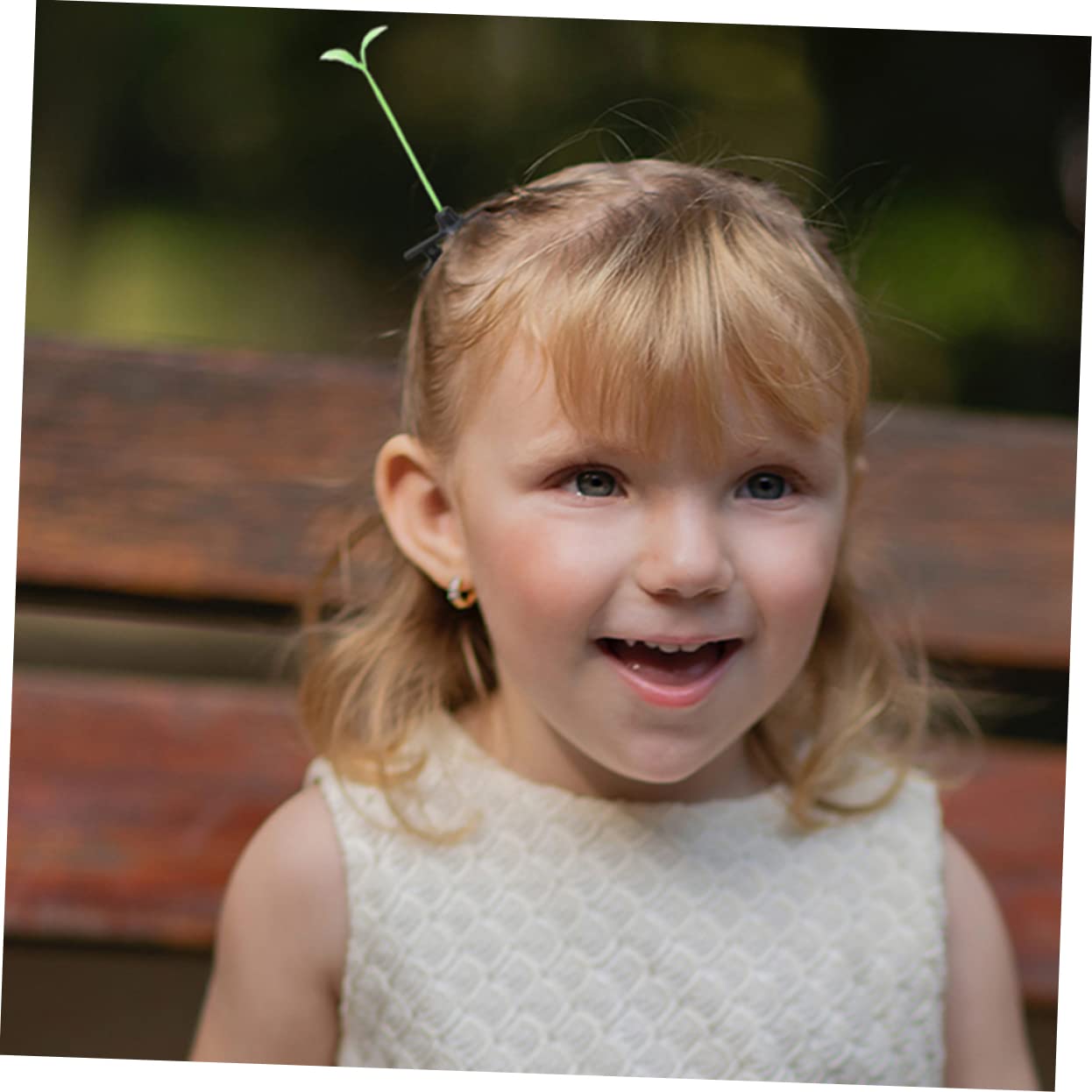 DOITOOL 50pcs Cute Sprout Hair Clips for Girls - Natural Leaf Hair Barrettes for Kids, Women - Perfect for School, Parties, Costumes & Everyday Hairstyles
