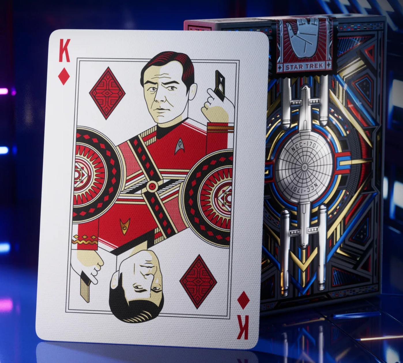 Star Trek Themed Playing Cards by Theory11 - Premium Collectible Deck for Card Games, Magic Tricks, and Gift Giving - Perfect for Trekkies and Card Enthusiasts