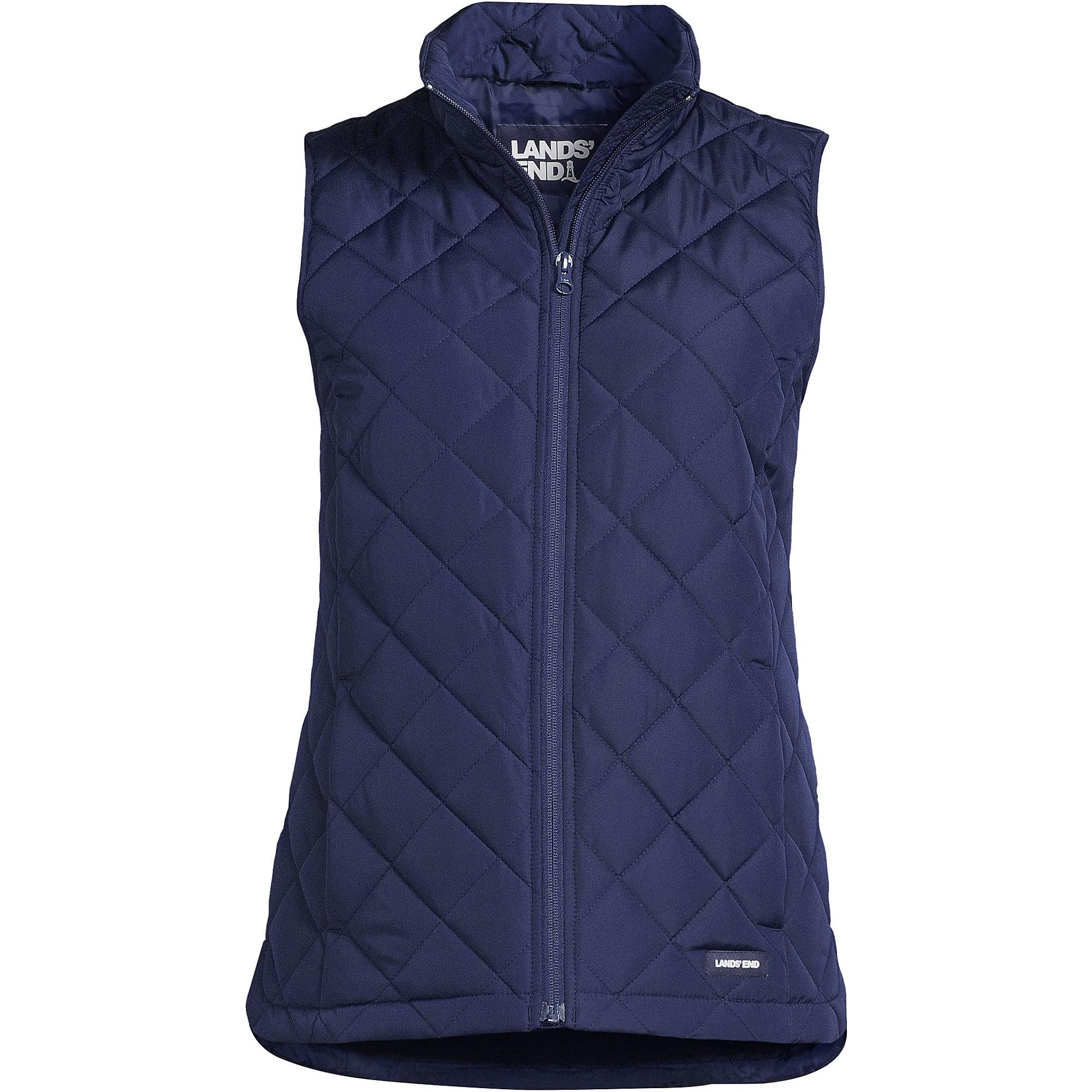 Lands' End Women's FeatherFree Insulated Vest - Lightweight Warm Winter Puffer Vest for Outdoor Activities, Hiking & Casual Wear