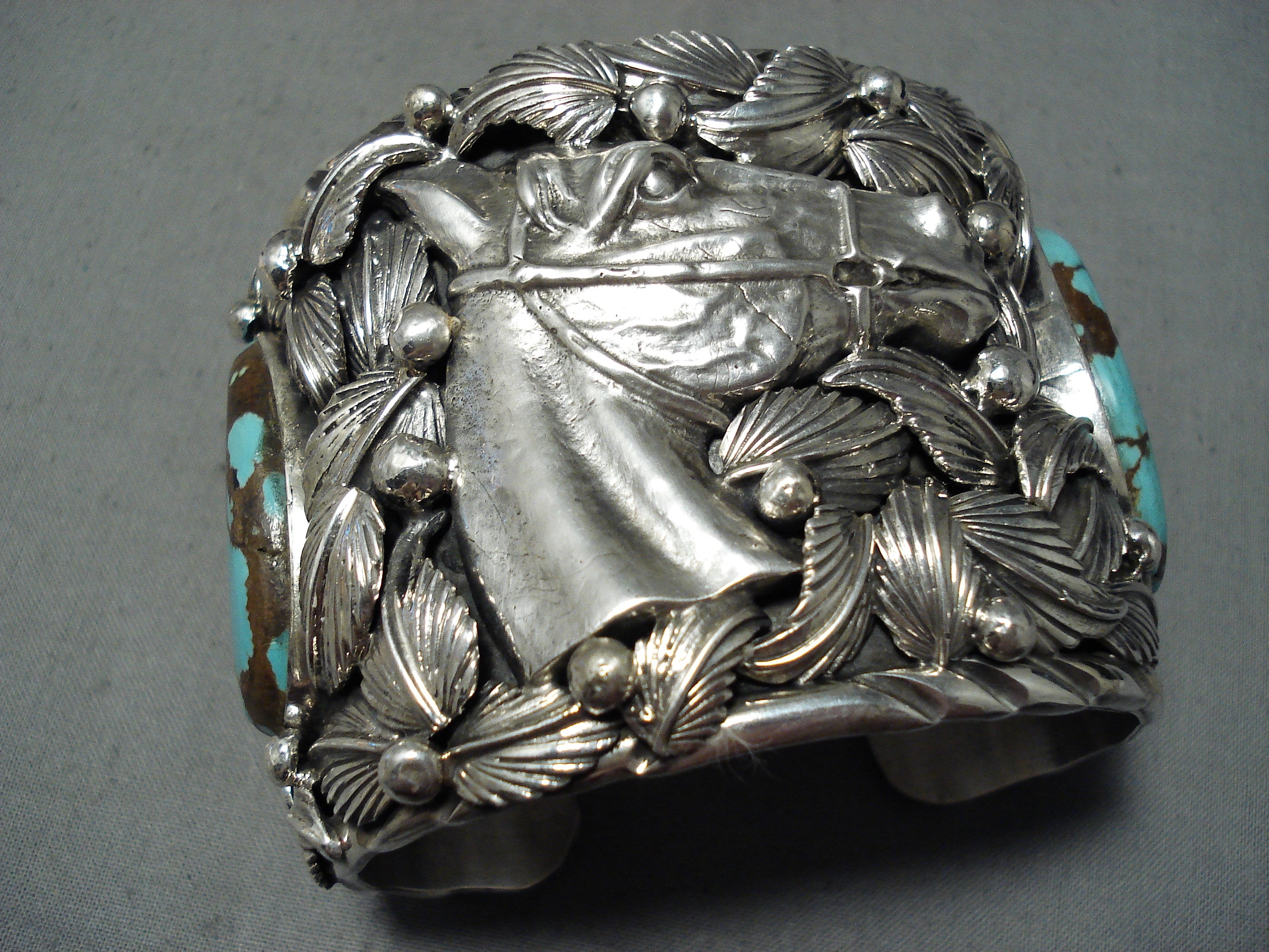 200 Gram Genuine Native American #8 Turquoise Sterling Silver Bracelet for Women - Handmade Southwest Jewelry for Boho Fashion & Gift Giving