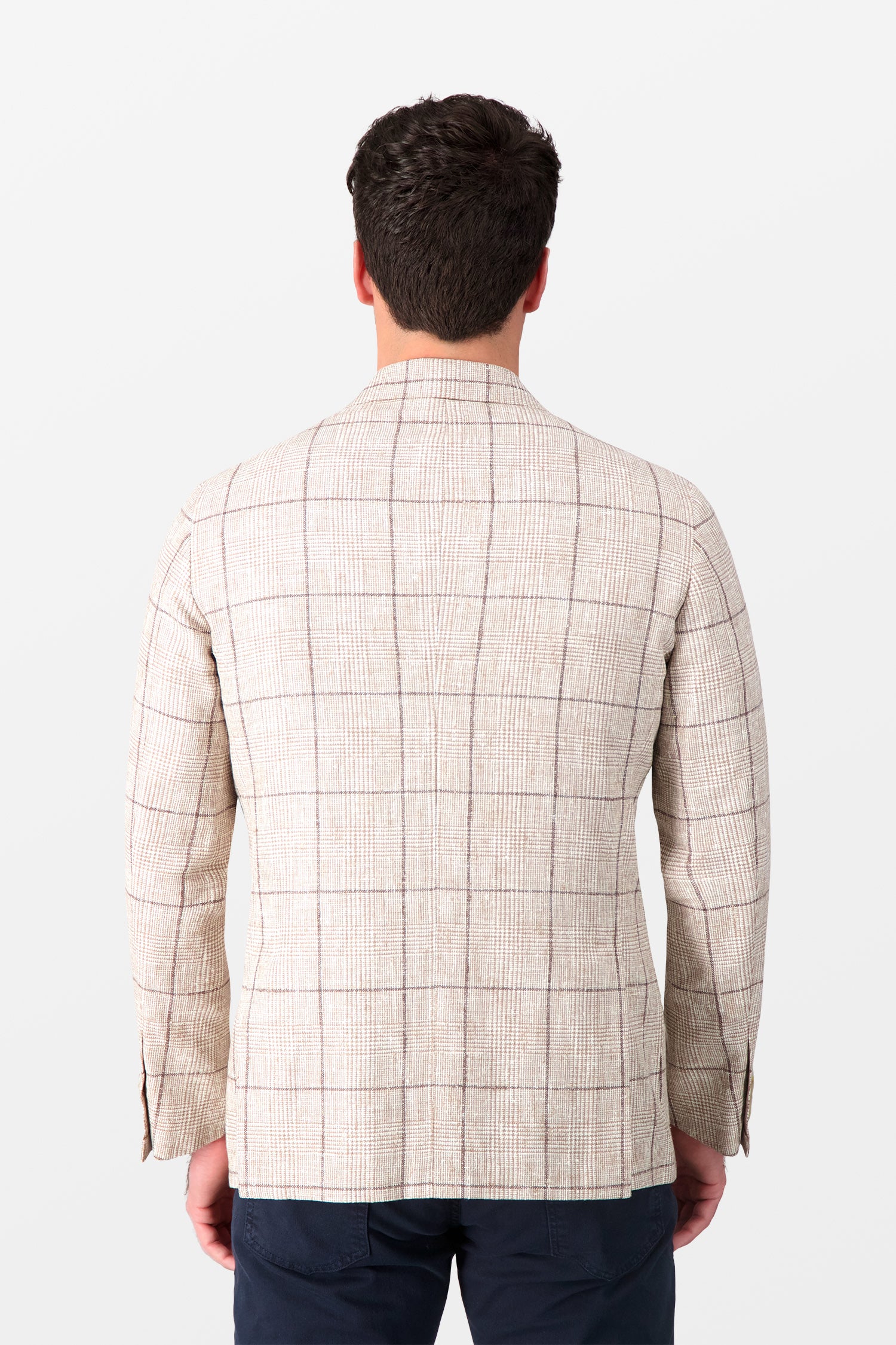 Barba Napoli Beige Jimmy Blazer for Men | Premium Italian Wool Business Jacket | Perfect for Office, Weddings & Formal Events