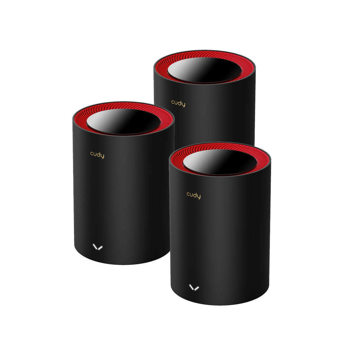 Cudy M3000 AX3000 Dual Band WiFi 6 Mesh Router (3-Pack) with 2.5G WAN Port - Whole Home Coverage for Gaming, Streaming & Smart Devices
