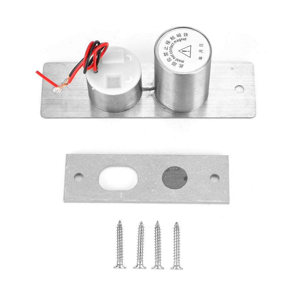 FILFEEL Electric Drop Bolt Lock - DC12V 2-Wire Mini Mortise Lock for Glass Doors | Secure Access Control System | Ideal for Offices, Shops & Smart Homes