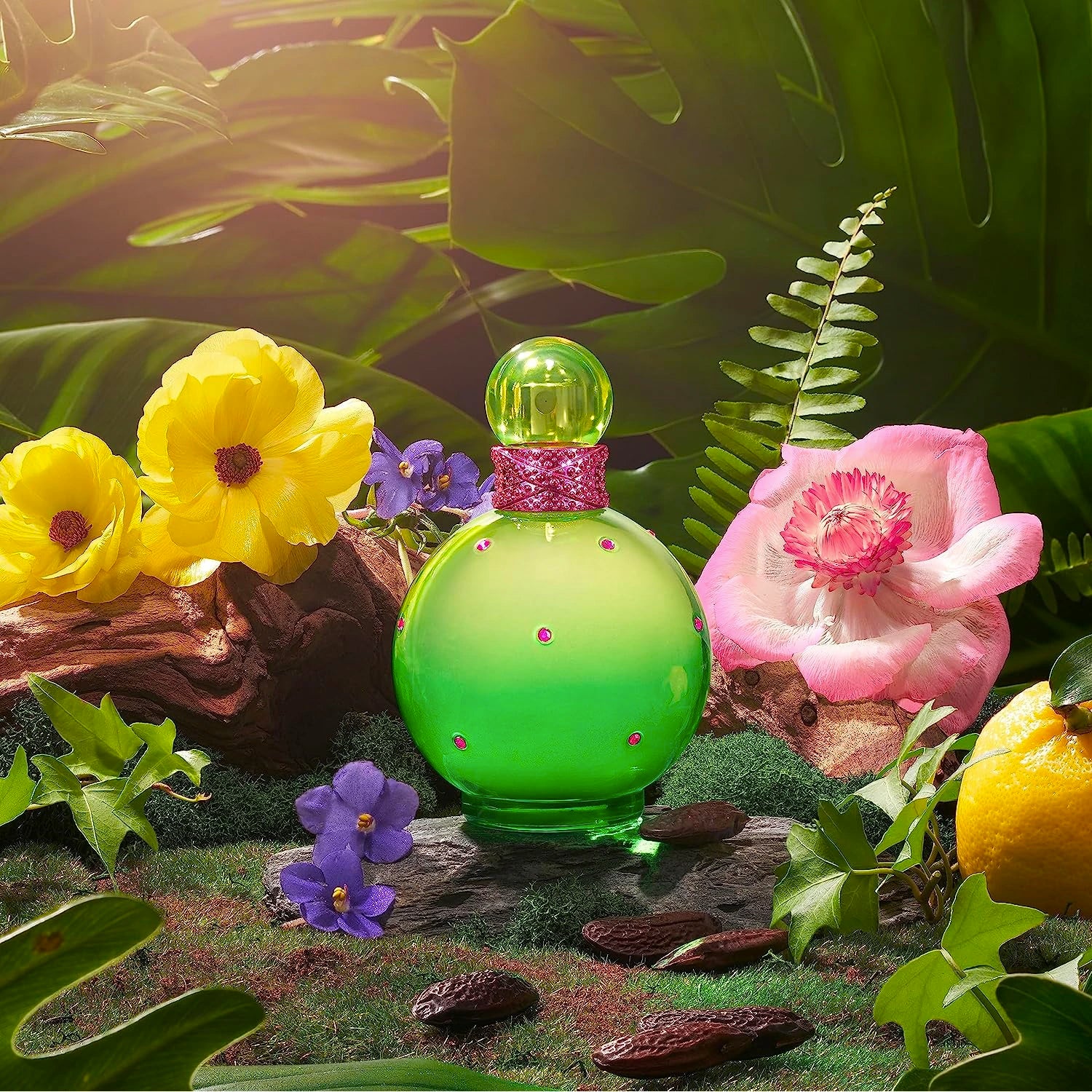 Britney Spears Fantasy Jungle 3.3 oz Eau de Toilette for Women | Floral Fruity Perfume | Date Night & Special Occasion Fragrance