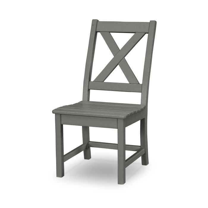 POLYWOOD Braxton Outdoor Dining Chair - Weather-Resistant, Durable & Comfortable - Perfect for Patio, Deck, Poolside & Garden Use