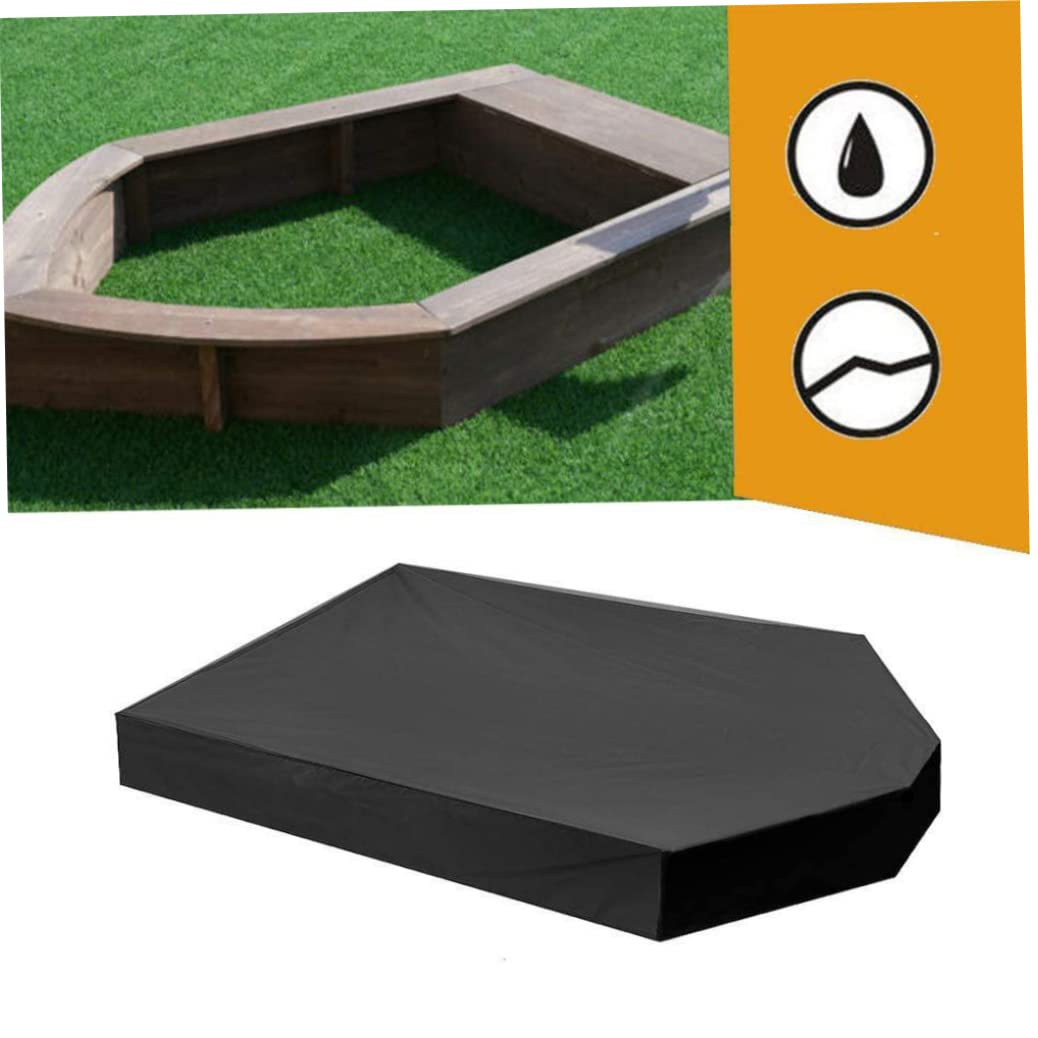 Boat Shape Oxford Cloth Sandbox Cover - Waterproof & UV Resistant Sandpit Pool Canopy for Outdoor Play, Kids Sandbox Protection, Beach Toy Storage, and Garden Sand Play Shelter