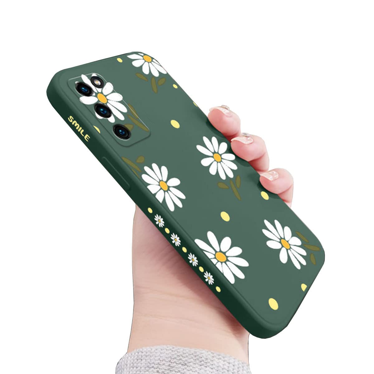 **Cute Daisy Pattern TPU Bumper Case for Samsung Galaxy S20 FE 5G (6.5