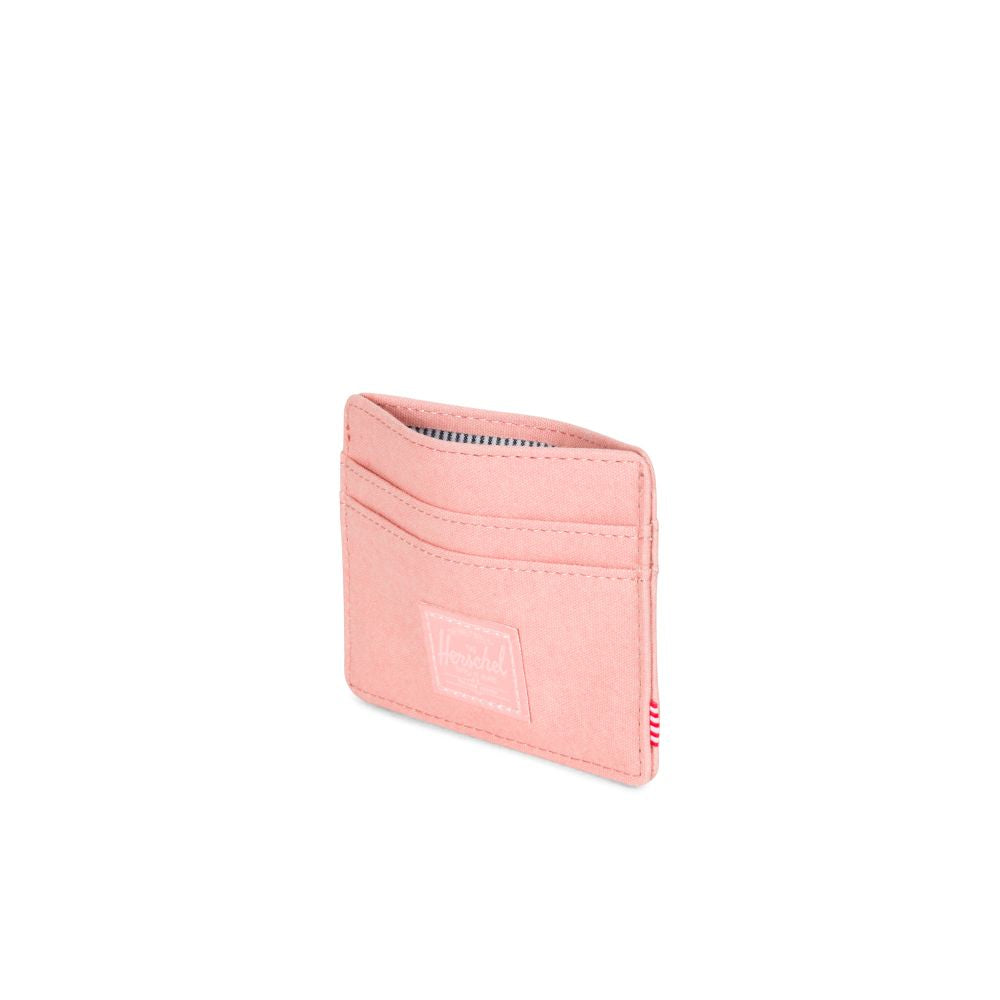 Herschel Charlie Wallet - Slim Canvas RFID Blocking Bifold Wallet for Men & Women - Strawberry Ice - Perfect for Travel, Everyday Use & Minimalist Lifestyle