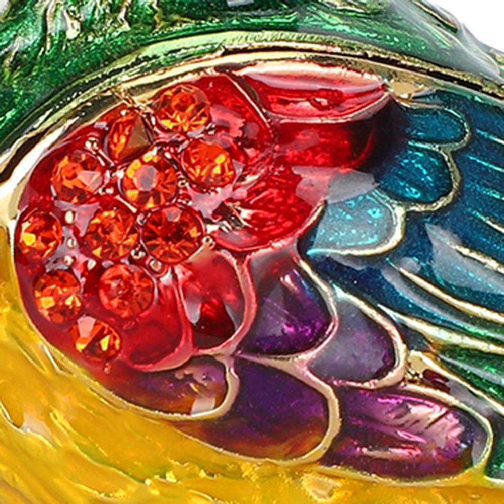 Crystal Owl Jewelry Box - Elegant Jewelry Storage Organizer for Necklaces, Rings & Earrings | Perfect Gift for Friends & Family | Home Decor & Bedroom Accessory