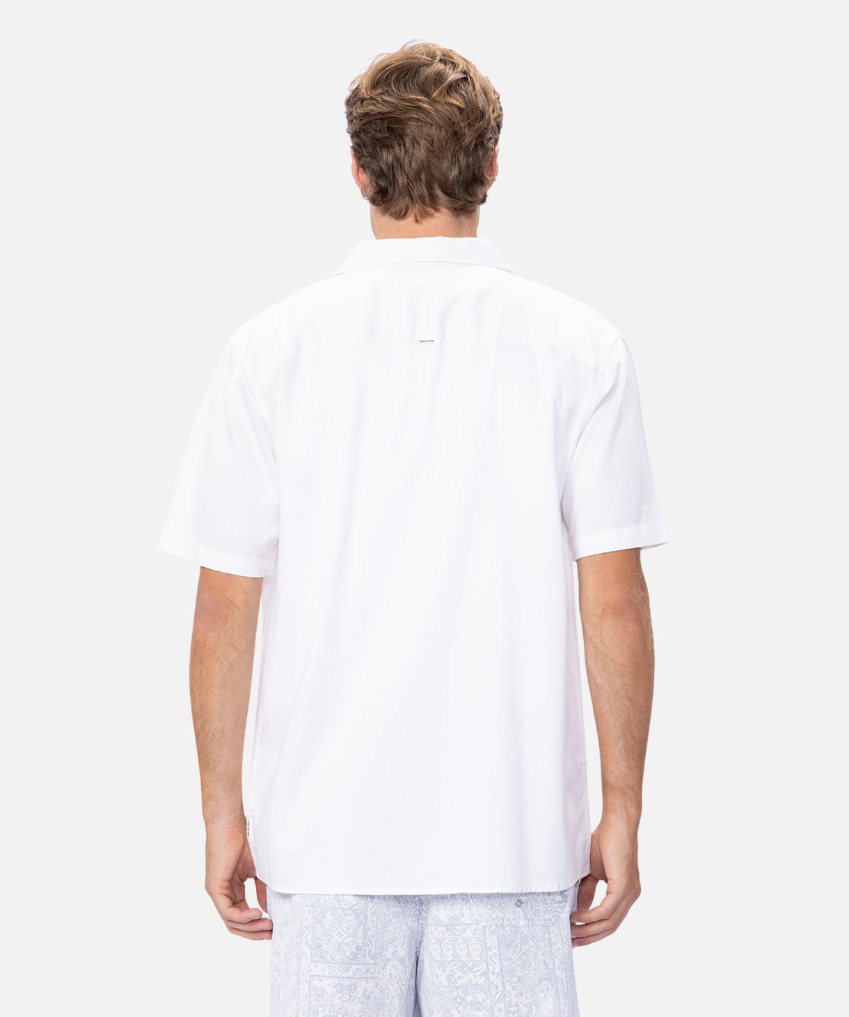 Perez Short Sleeve Shirt in Off White | Premium Cotton Men's Casual Wear for Summer & Outdoor Activities