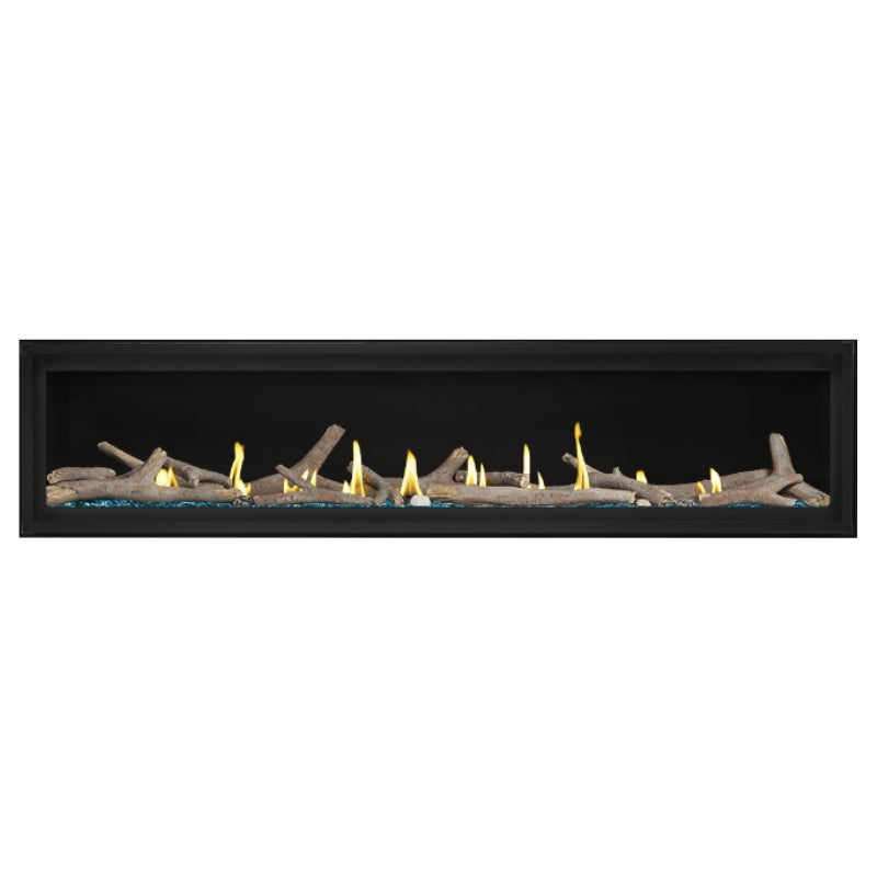 Napoleon Luxuria 74 Linear Direct Vent Gas Fireplace - LVX74NX | Modern Home Heating Solution for Living Rooms & Patios