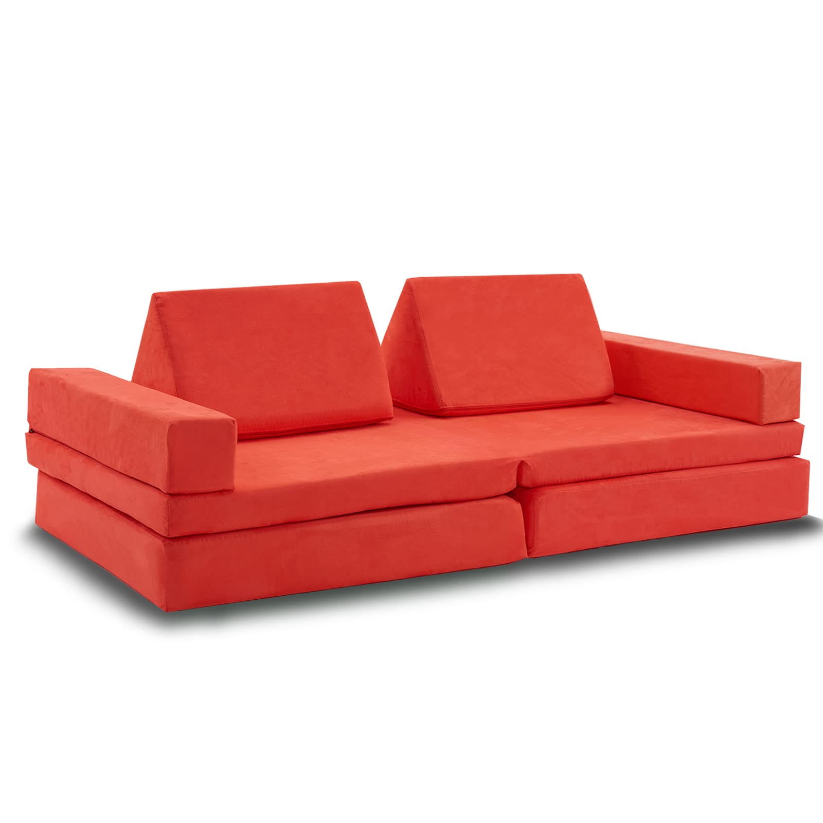 Jela Kids Couch - 8PCS Modular Floor Sofa Set for Family, 66