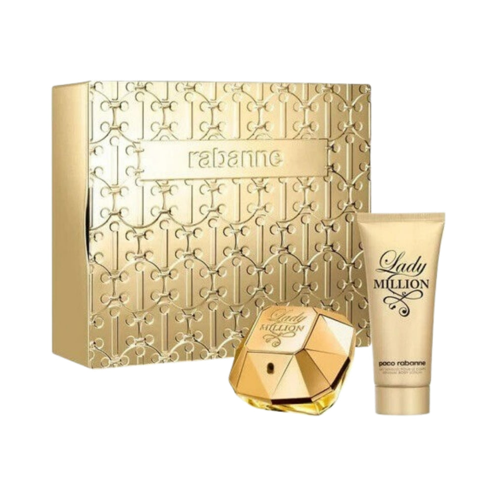 Lady Million 2 Piece Eau De Parfum Set - 80ML Perfume for Women | Luxury Scent for Date Night & Special Occasions