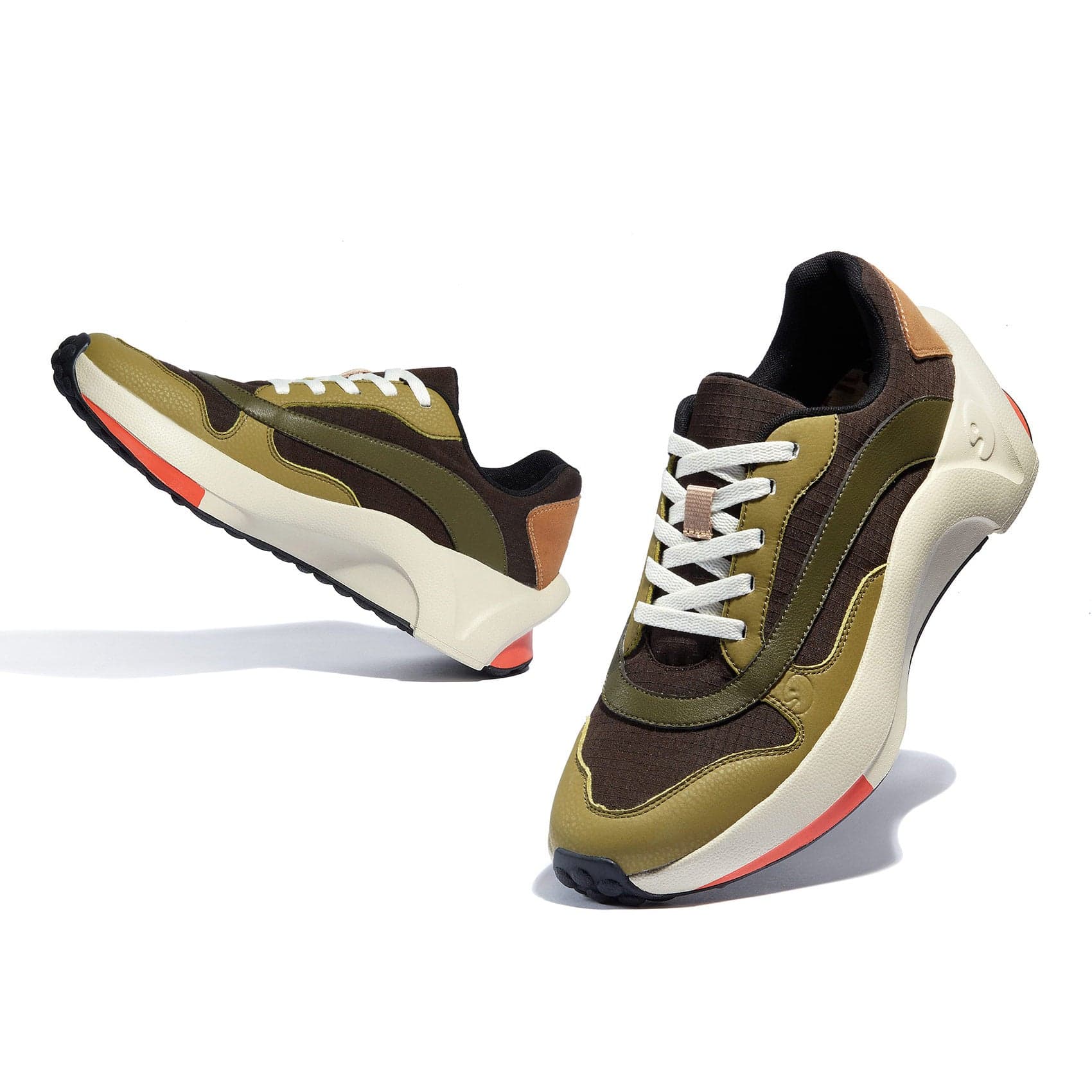 Natural Green Sevilla II Men's Sneakers – Comfortable & Stylish Casual Shoes for Walking, Running & Everyday Wear
