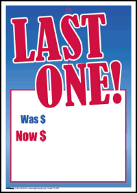 100 Pack Sale Tags - Bulk Discount Price Labels for Retail Stores & Clearance Events - Perfect for Garage Sales, Thrift Shops & Inventory Management