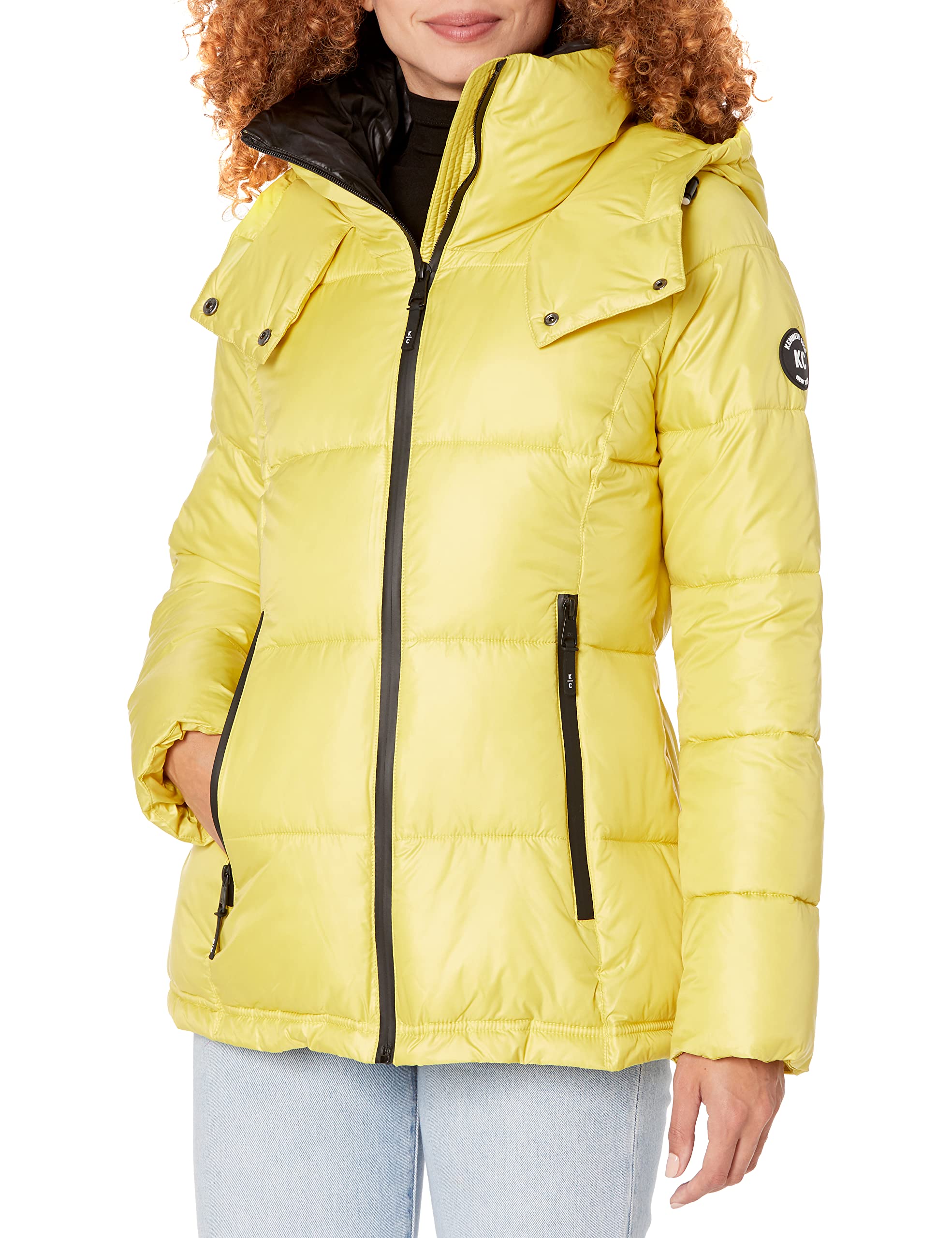 Kenneth Cole Women's Heavyweight Down Puffer Jacket - Warm Winter Coat for Cold Weather, Outdoor Activities & Casual Wear