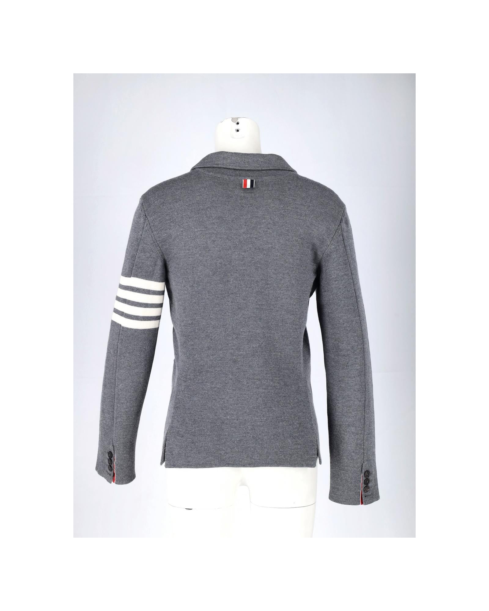 4Bar Stripe Cardigan Sweater for Women - Soft Knit Long Sleeve Open Front Wrap - Cozy Fall Winter Fashion - Perfect for Office, Date Night & Casual Outings