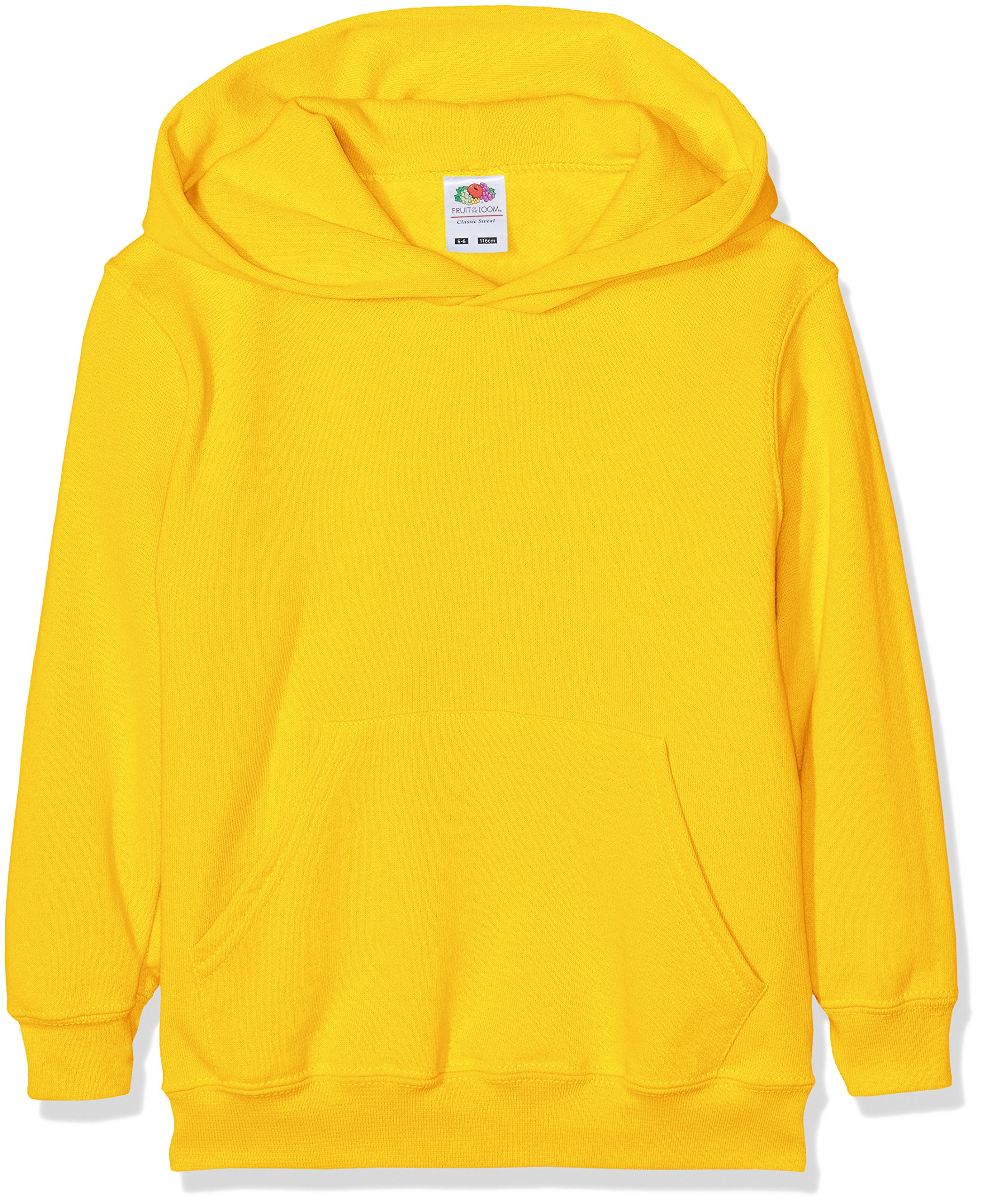 Fruit of the Loom Boys' Classic Pullover Hooded Sweatshirt - Soft Cotton Blend for Kids - Perfect for School, Play & Outdoor Activities