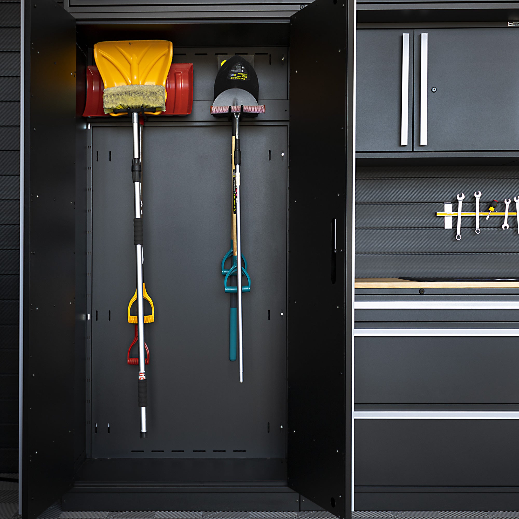 Tall Cabinet Utility Hooks - Heavy Duty Wall Mounted Organizer for Kitchen, Bathroom & Garage Storage - Perfect for Hanging Towels, Hats, Keys & More