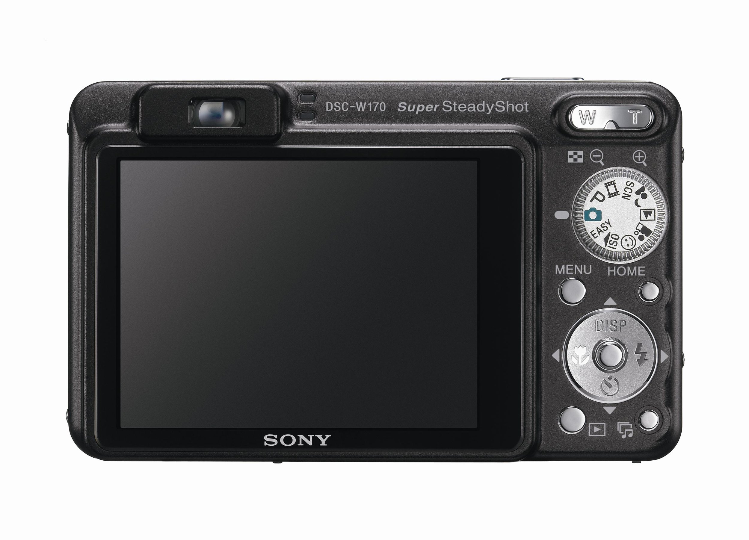Sony Cybershot DSCW170/B 10.1MP Digital Camera with 5x Optical Zoom & Super Steady Shot - Black Compact Camera for Travel, Family Photos & Everyday Use