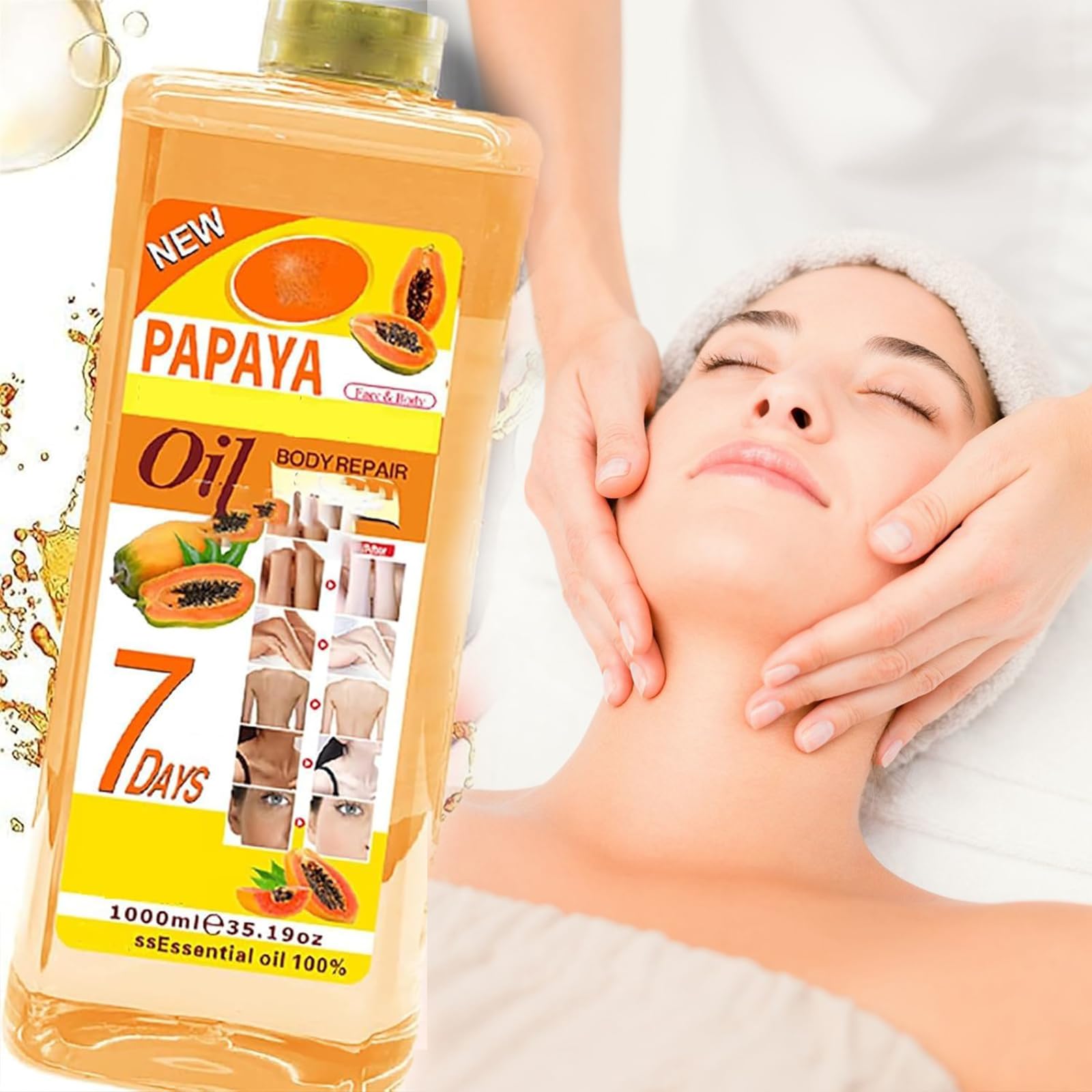 Soft 7 Turmeric Body Oil with Honey - 3 Pack | Natural Skin Brightening & Moisturizing Treatment for Dry Skin | Perfect for Massage, After Shower & Nighttime Skincare Routine