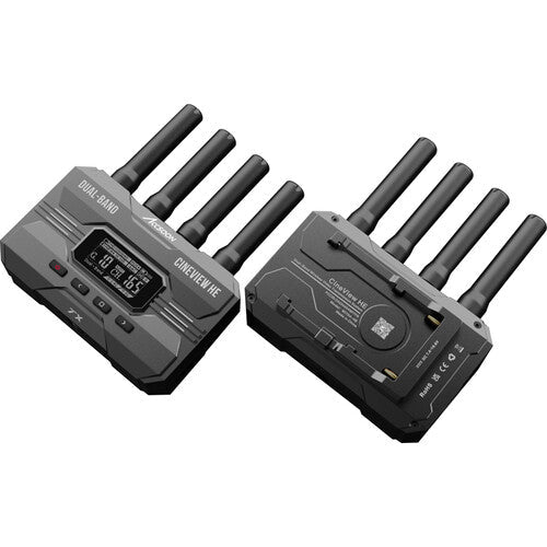 Accsoon CineView HE Multi Spectrum Wireless Video Transmission System for Filmmakers - HD Wireless Video Monitor for DSLR, Mirrorless & Cinema Cameras - Perfect for Live Streaming, Film Production & On-Set Monitoring