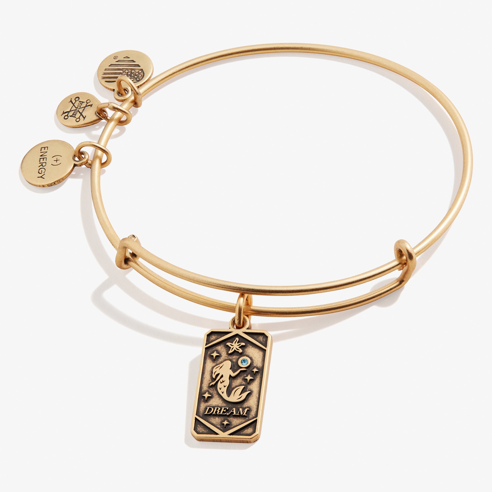 Dream Mermaid Oracle Charm Bangle Bracelet - Mystical Jewelry for Women - Perfect for Spiritual Healing, Meditation & Boho Fashion Accessories