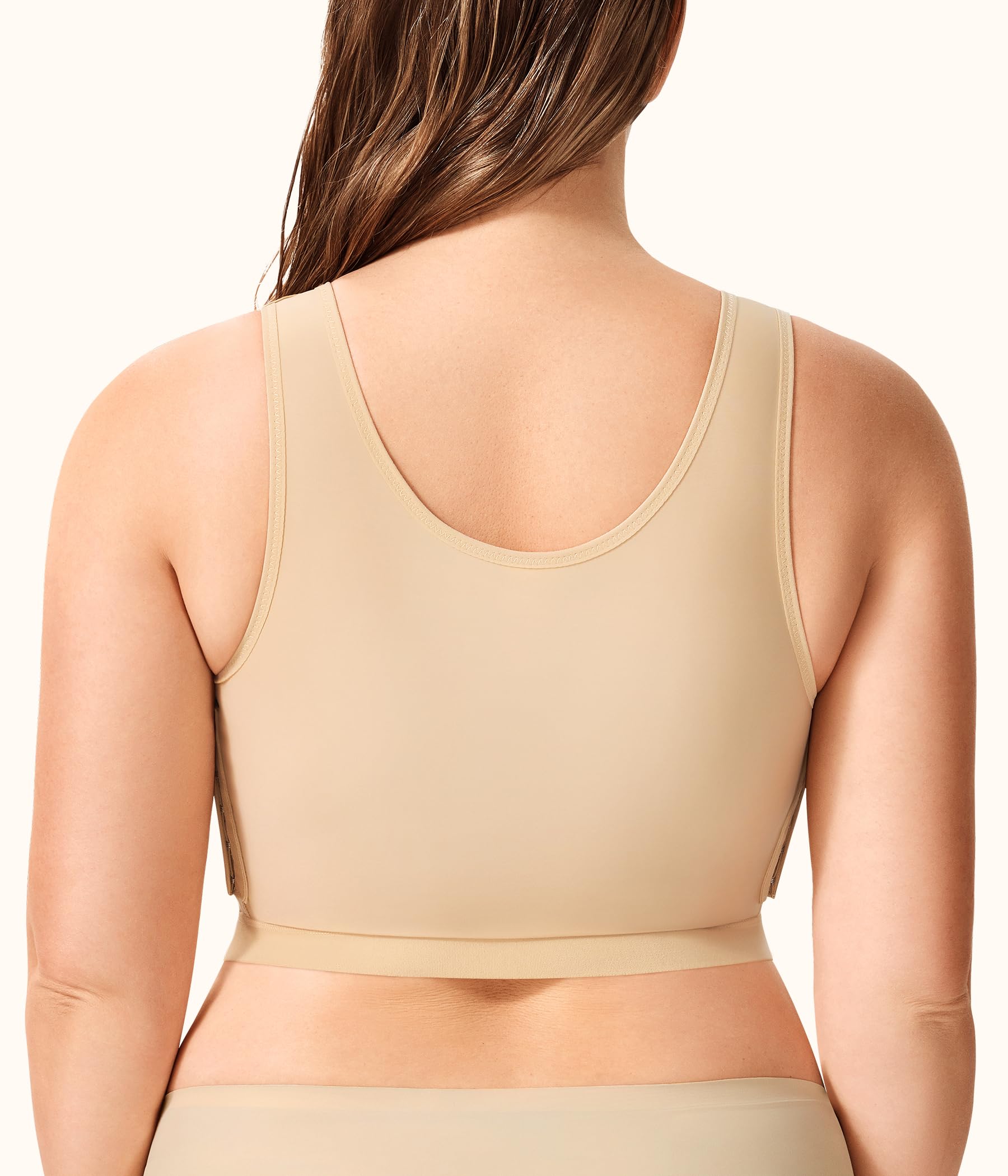 Post Surgery Front Closure Wireless Bra for Women - Mastectomy Support & Everyday Comfort - Ideal for Recovery, Breast Cancer Patients & Comfort Wear