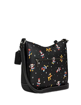 Coach Disney X Coach Ellie File Bag with Holiday Print - Stylish Crossbody Bag for Women, Perfect for Travel, Work & Everyday Use