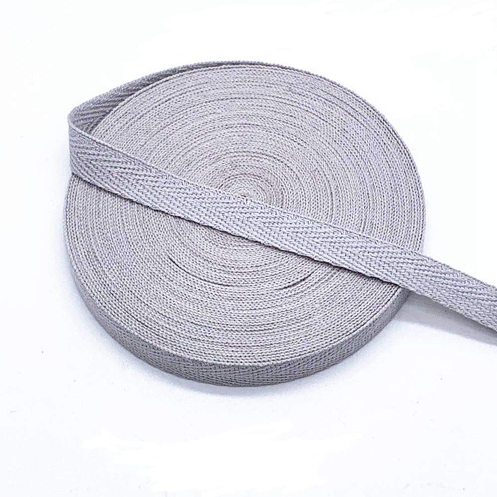 10mm DIY Cotton Webbing - 45 Yard Twill Tape Ribbon for Sewing, Belting & Apron Making | Herringbone & Bias Twill Fabric Tape for Crafting & DIY Projects