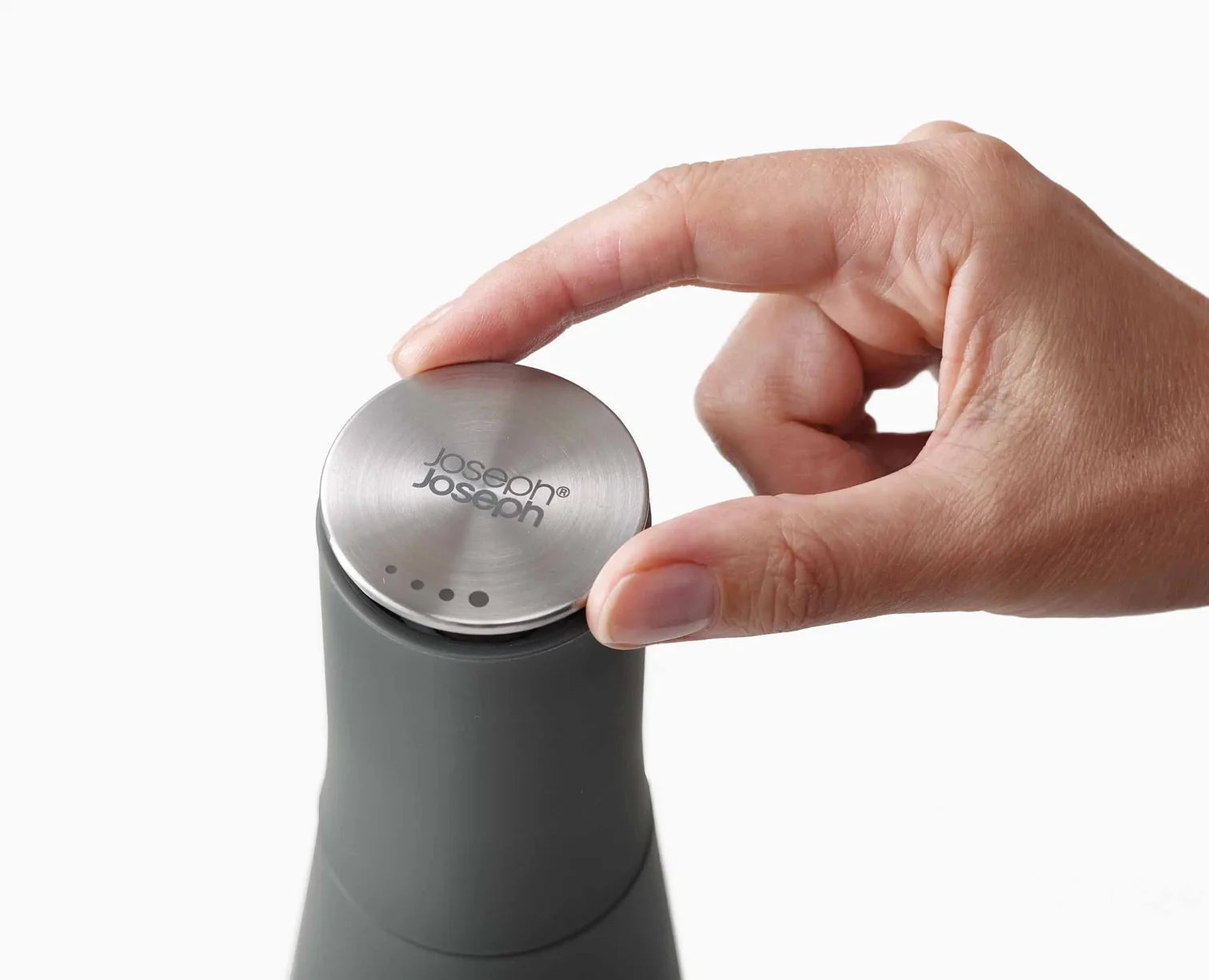 Premium Milltop™ Grey Salt and Pepper Grinder Set - Adjustable Ceramic Spice Mill for Kitchen, Dining Table & Gourmet Cooking