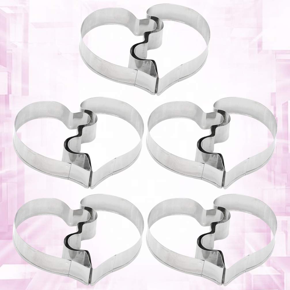 5pcs Stainless Steel Eiffel Tower Cake Molds - Baking Molds for Cakes, Fruits, Cookies | Perfect for Birthday Parties, Wedding Desserts & French Themed Events