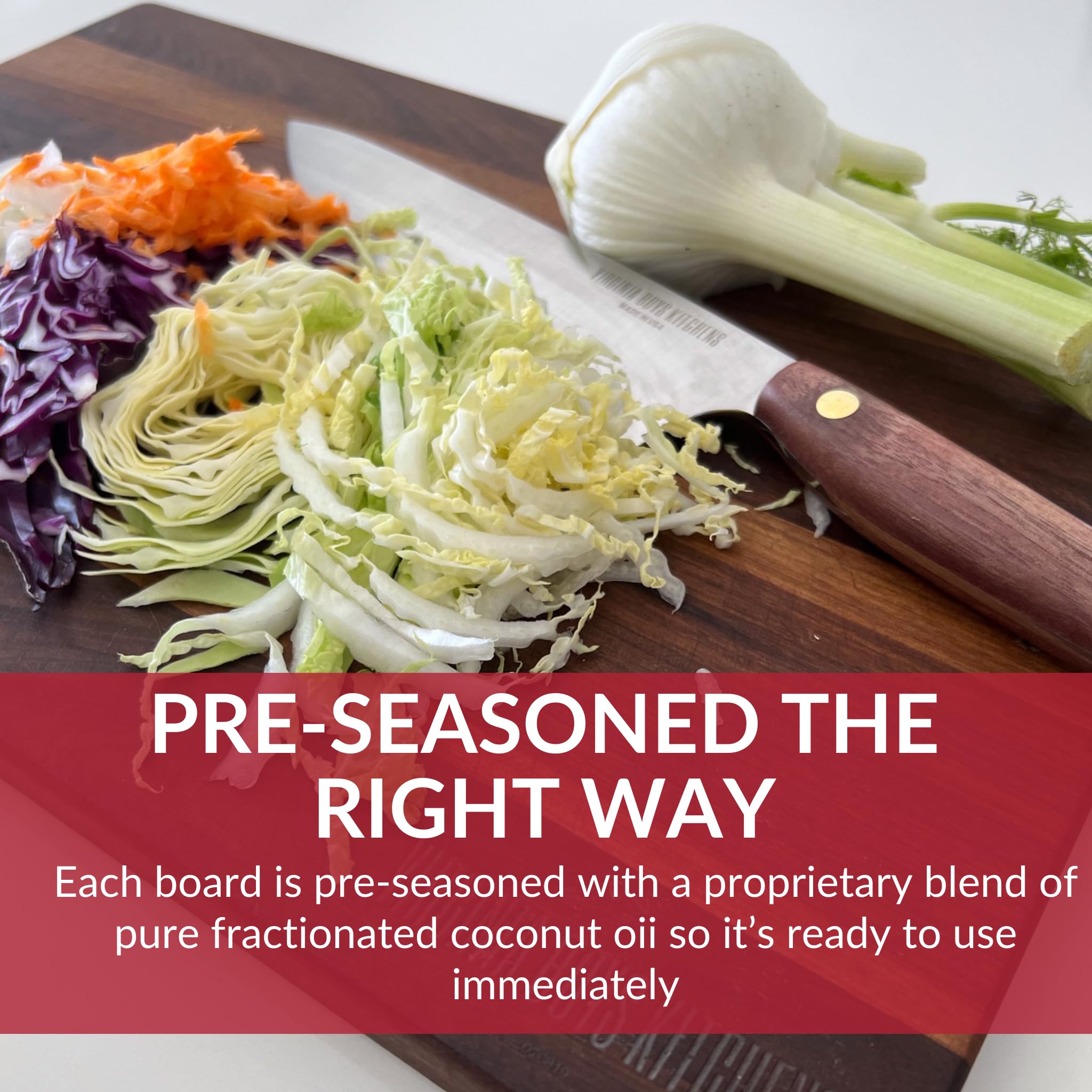 Premium Black Walnut Wood Cutting Board - Handcrafted in USA by Virginia Boys Kitchens - Large 17x11 Butcher Block with Juice Groove - Sustainable Hardwood for Meat Carving, Cheese Serving & Kitchen Prep - Perfect Gift for Chefs & Home Cooks