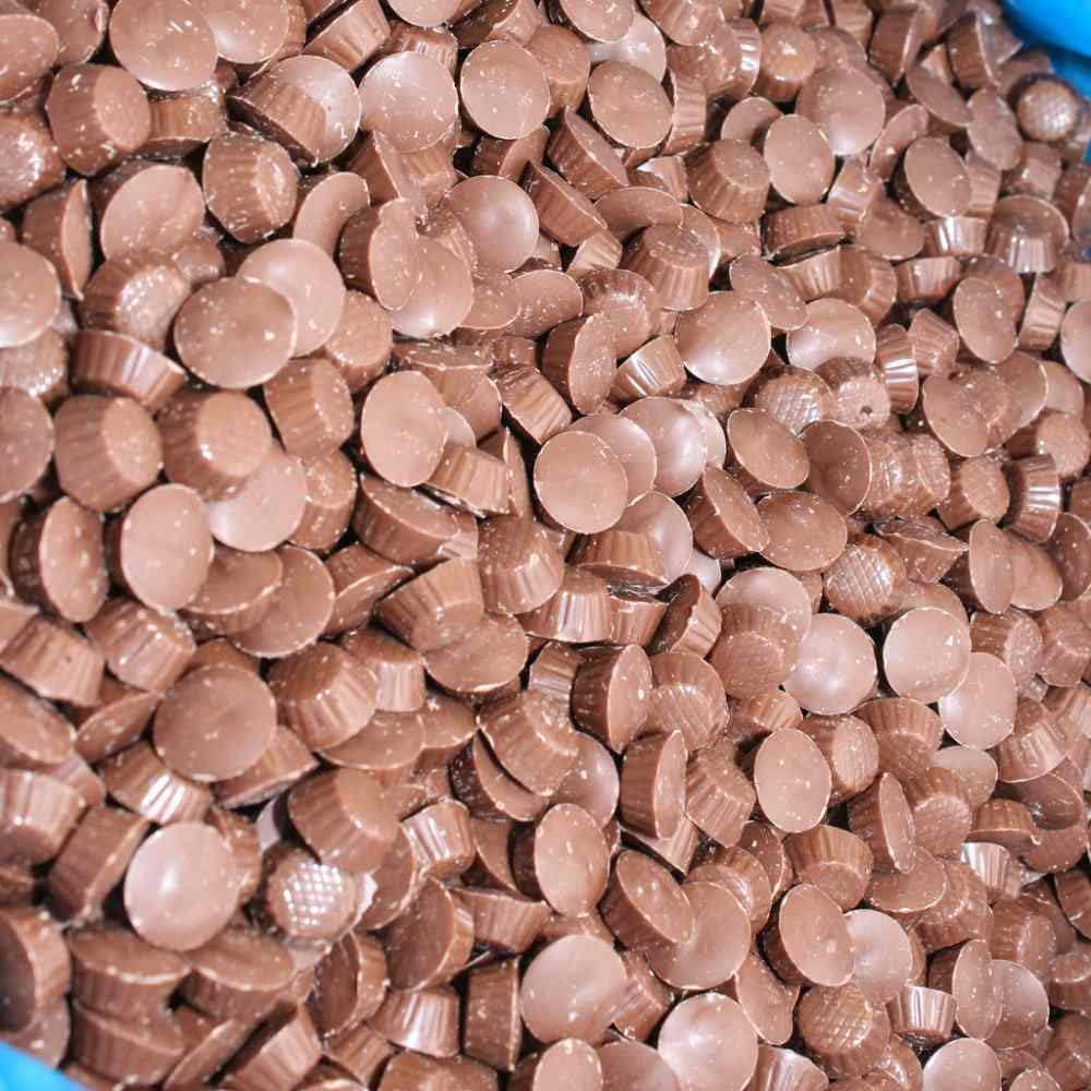 Gertrude Hawk Fudge Milk Chocolate Mini Cups - 30 Pound Bulk Pack (1 Each) - Perfect for Parties, Gifts & Dessert Buffets