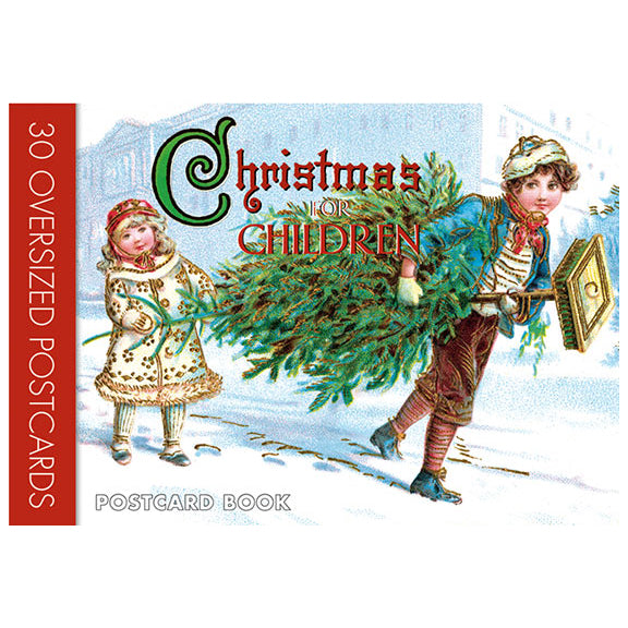 Christmas Greeting Postcards for Kids - 50 Festive Holiday Cards with Envelopes for Children's Christmas Gifts, Party Favors & Classroom Activities