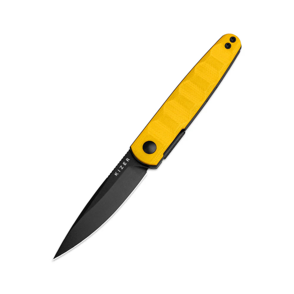 Premium Bamboo & Yellow G10 Knife Handle Scales - Durable & Stylish for EDC, Camping, and Outdoor Adventures