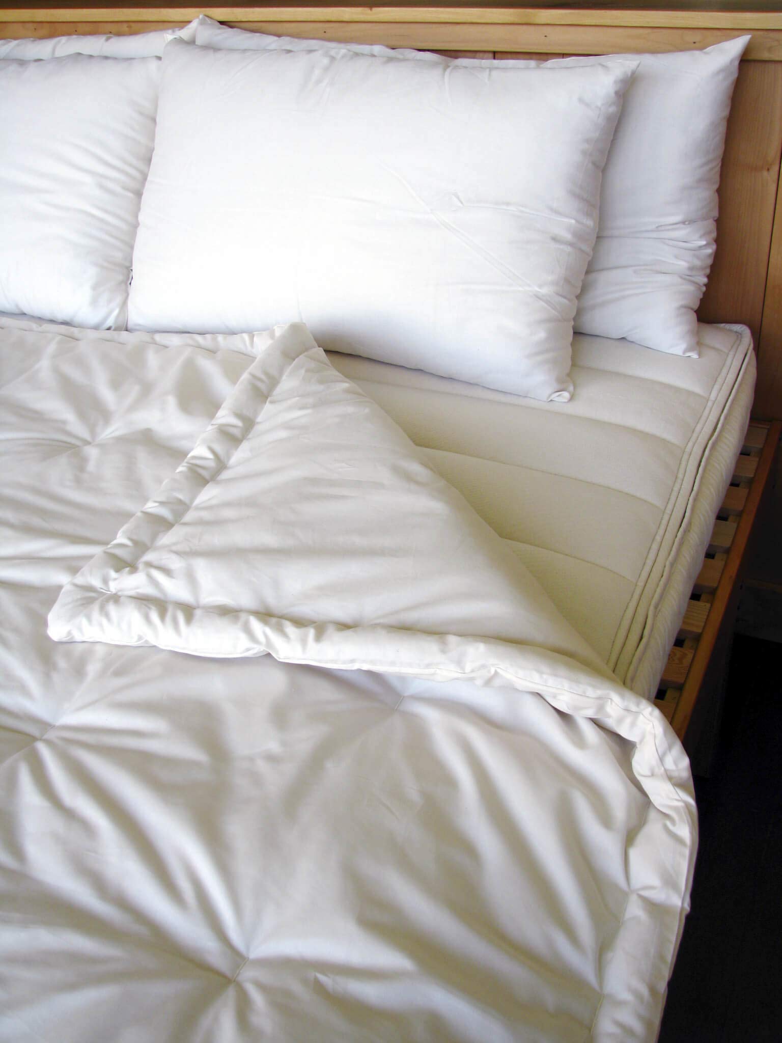 Holy Lamb Organics Natural Wool Crib Comforter - Soft & Hypoallergenic Baby Blanket for Nursery, Swaddling & Cozy Sleep