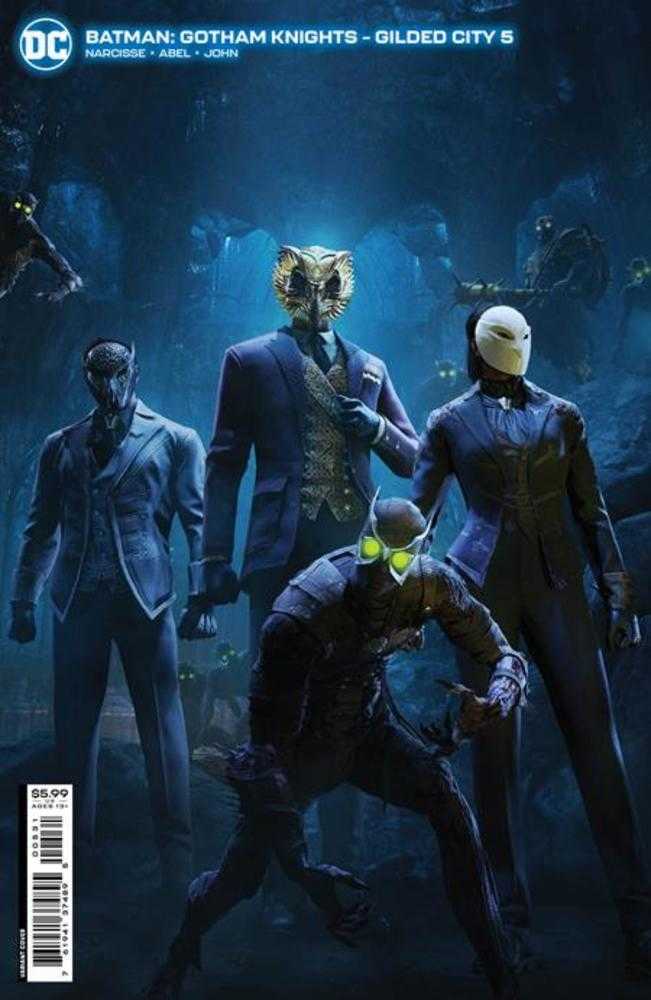 Batman Gotham Knights Gilded City #5 (Of 6) Cover C Video Game Card Stock Variant - Collectible Trading Card for DC Comics Fans & Gaming Enthusiasts