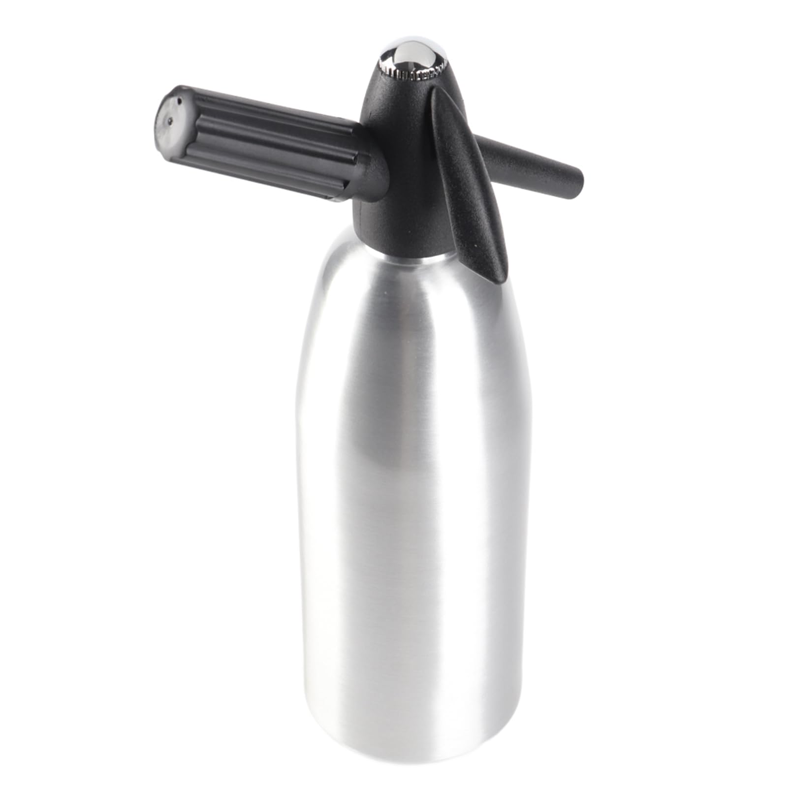 1 Liter Soda Maker Machine - Home Carbonated Water Dispenser, Alloy Sparkling Water Maker for Fresh Soda, Cocktails & Hard Seltzers (Silver) | Perfect for Parties, Bars & Healthy Homemade Drinks