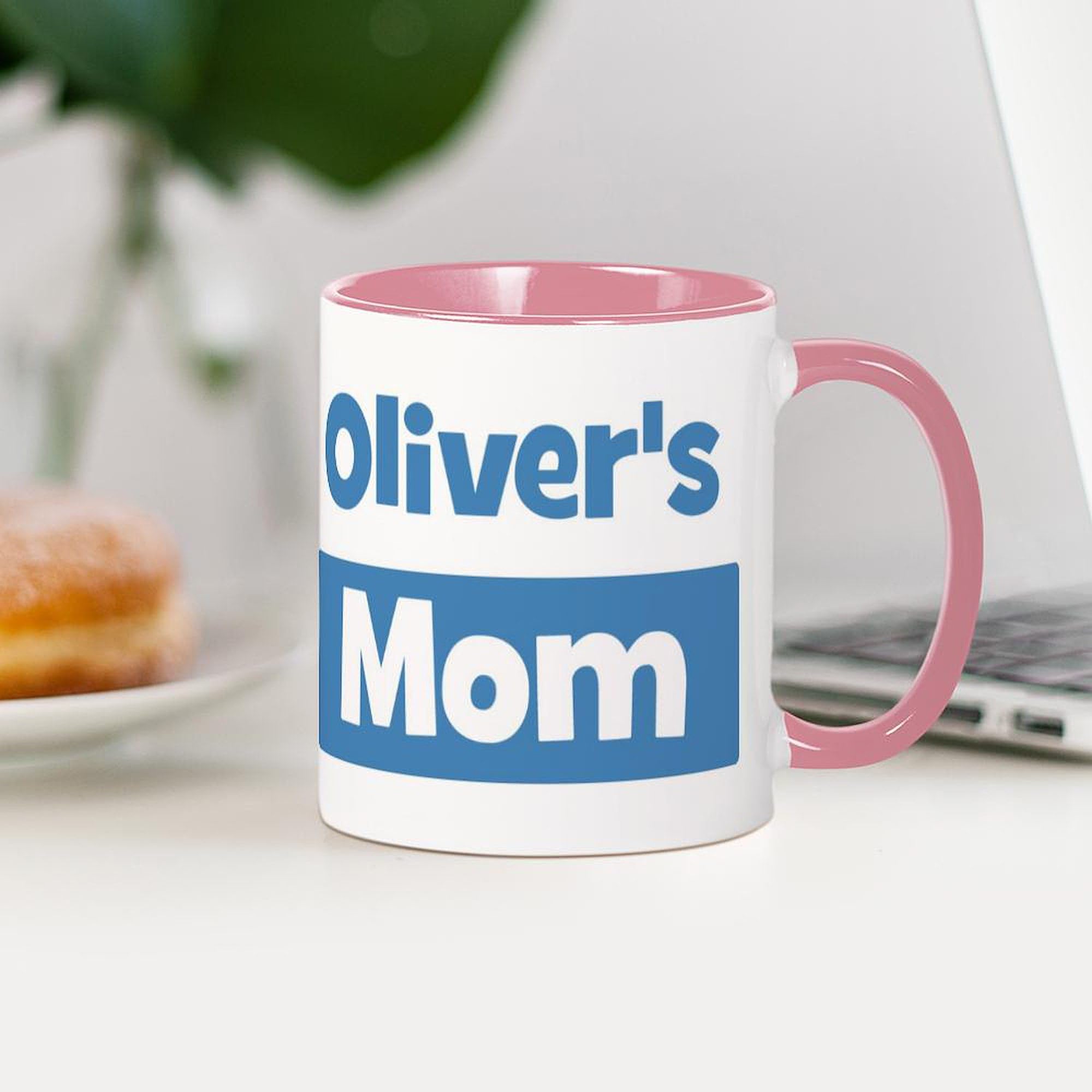 Olivers Mom Ceramic Coffee Mug 11 oz (325 ml) - Perfect Gift for Mothers Day, Birthday & Daily Coffee Use - Dishwasher & Microwave Safe